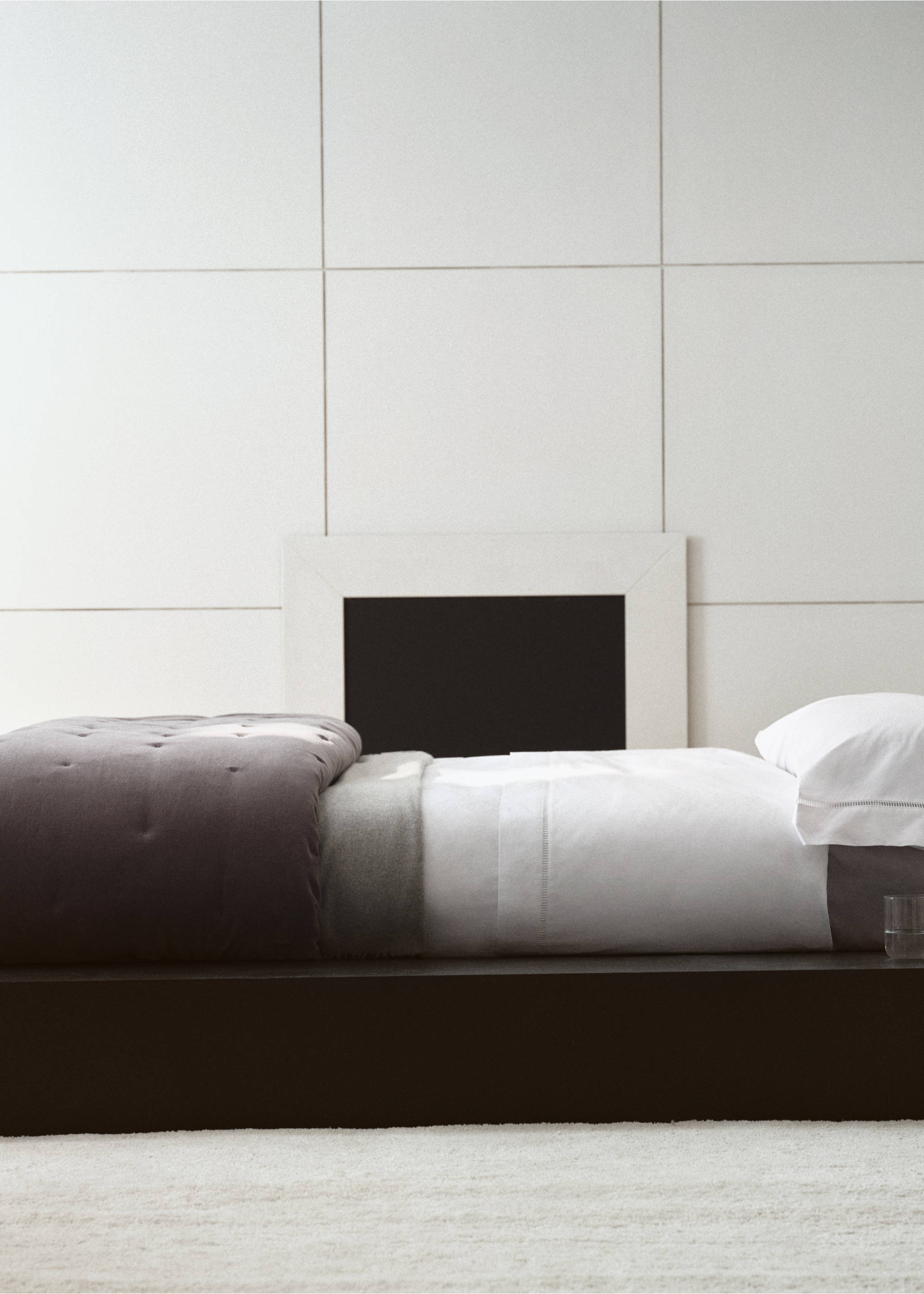 Drap plat percale de coton ajouré lit 150/160 cm - Détail de l'article 4, Blanc. Ref: 27072890-00.