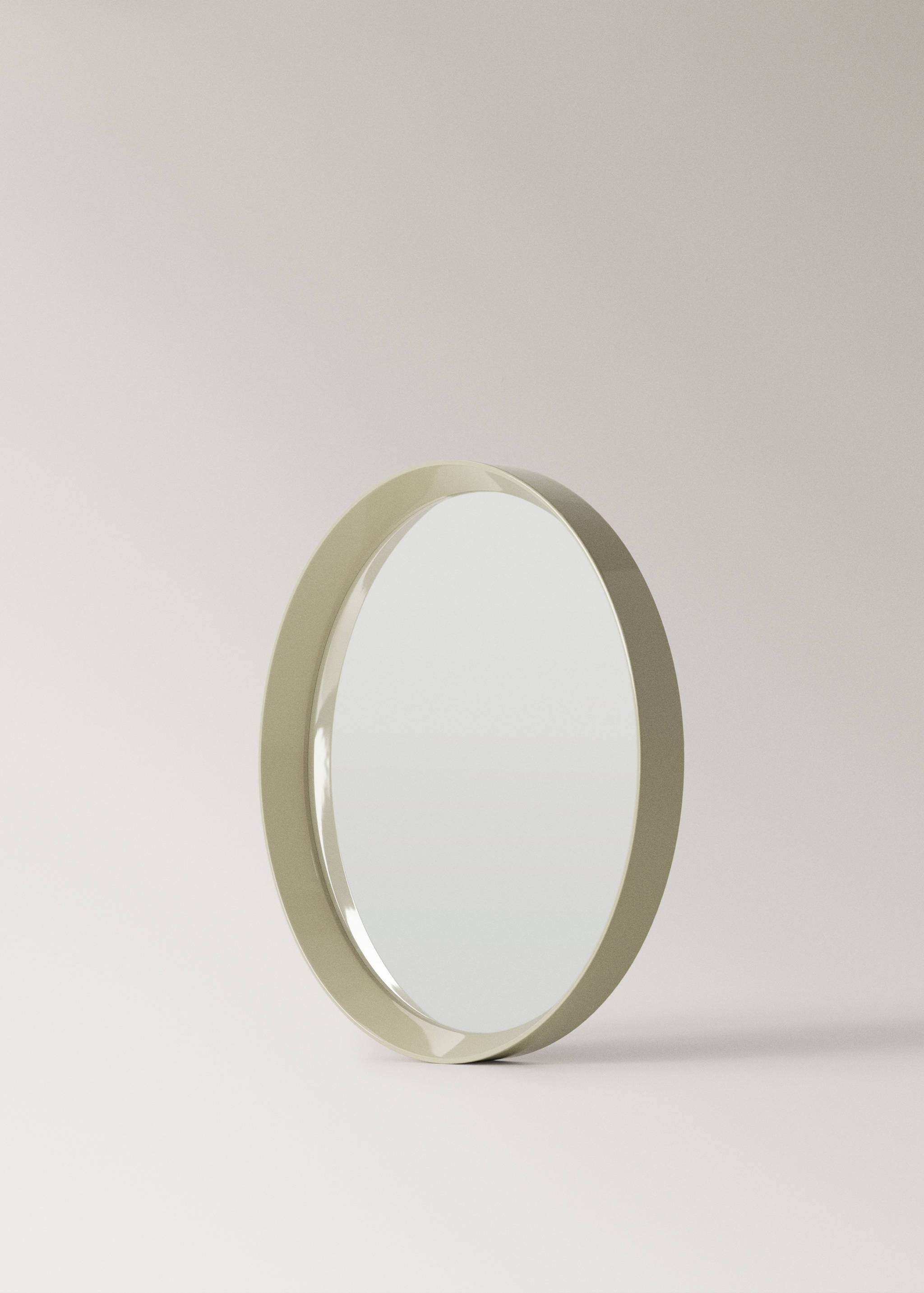 Round wood mirror - Details of the article 1