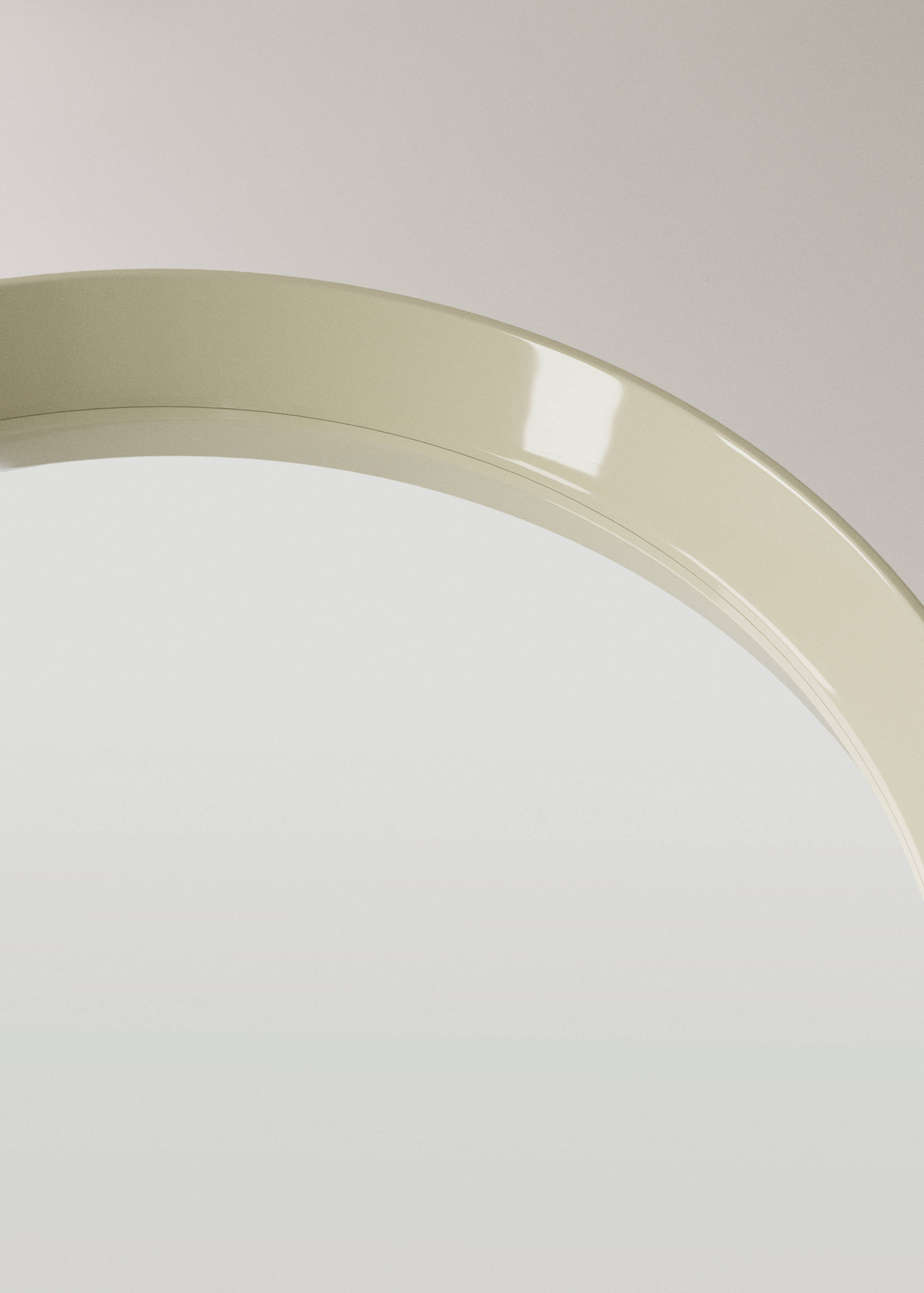 Round wood mirror - Details of the article 2