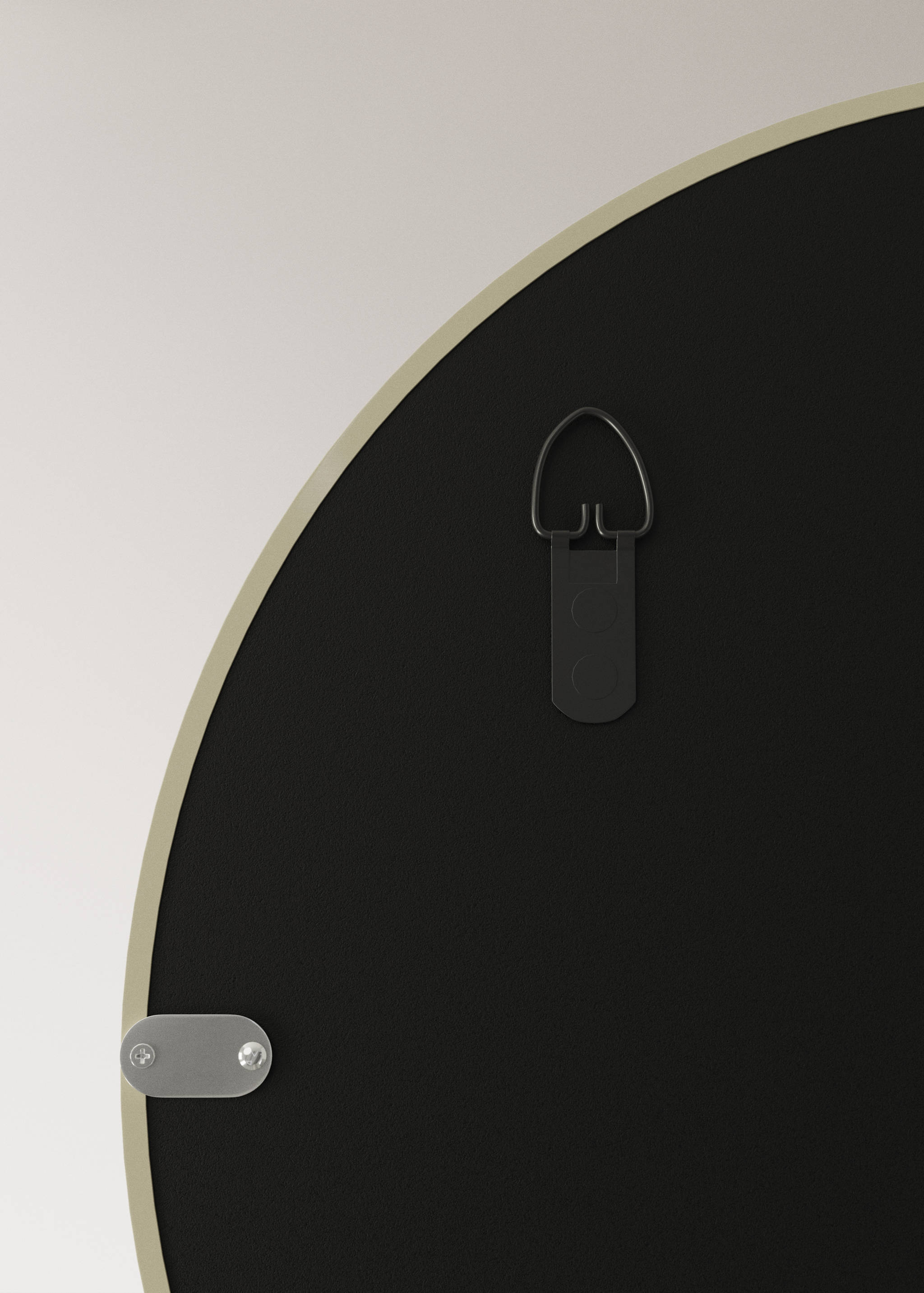 Round wood mirror - Details of the article 3