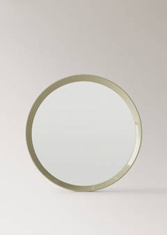 Round wood mirror — Ecru 6