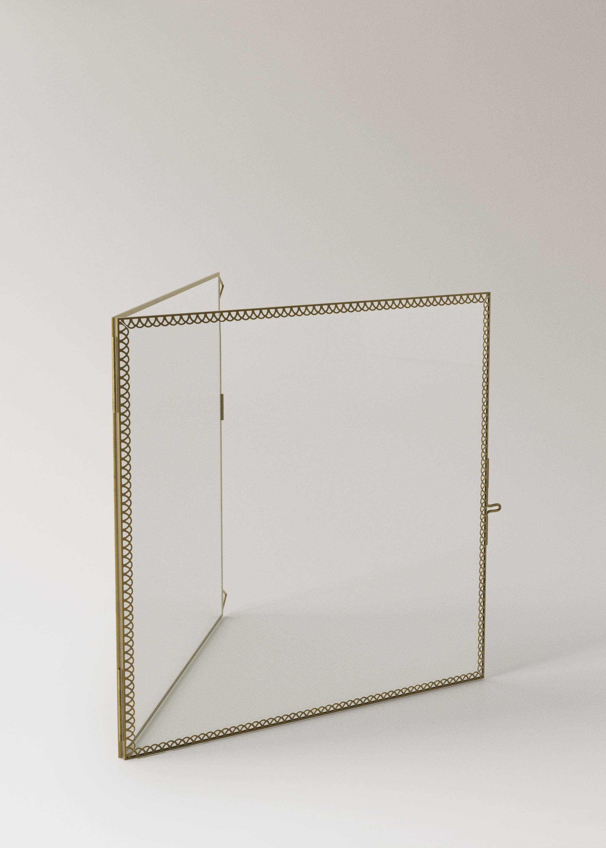 Medium square metal border frame - Details of the article 2