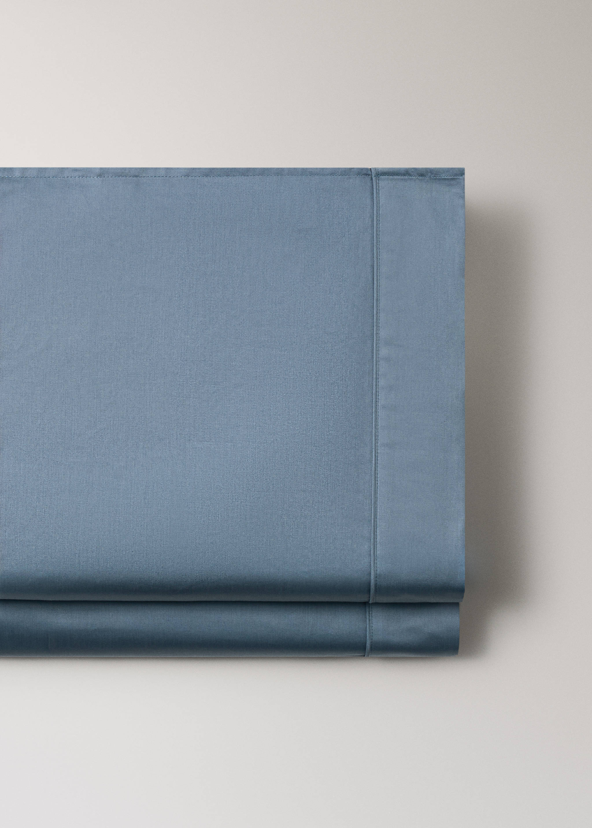 Drap plat coton satin 600 fils lit 90 cm - Détail de l'article 2