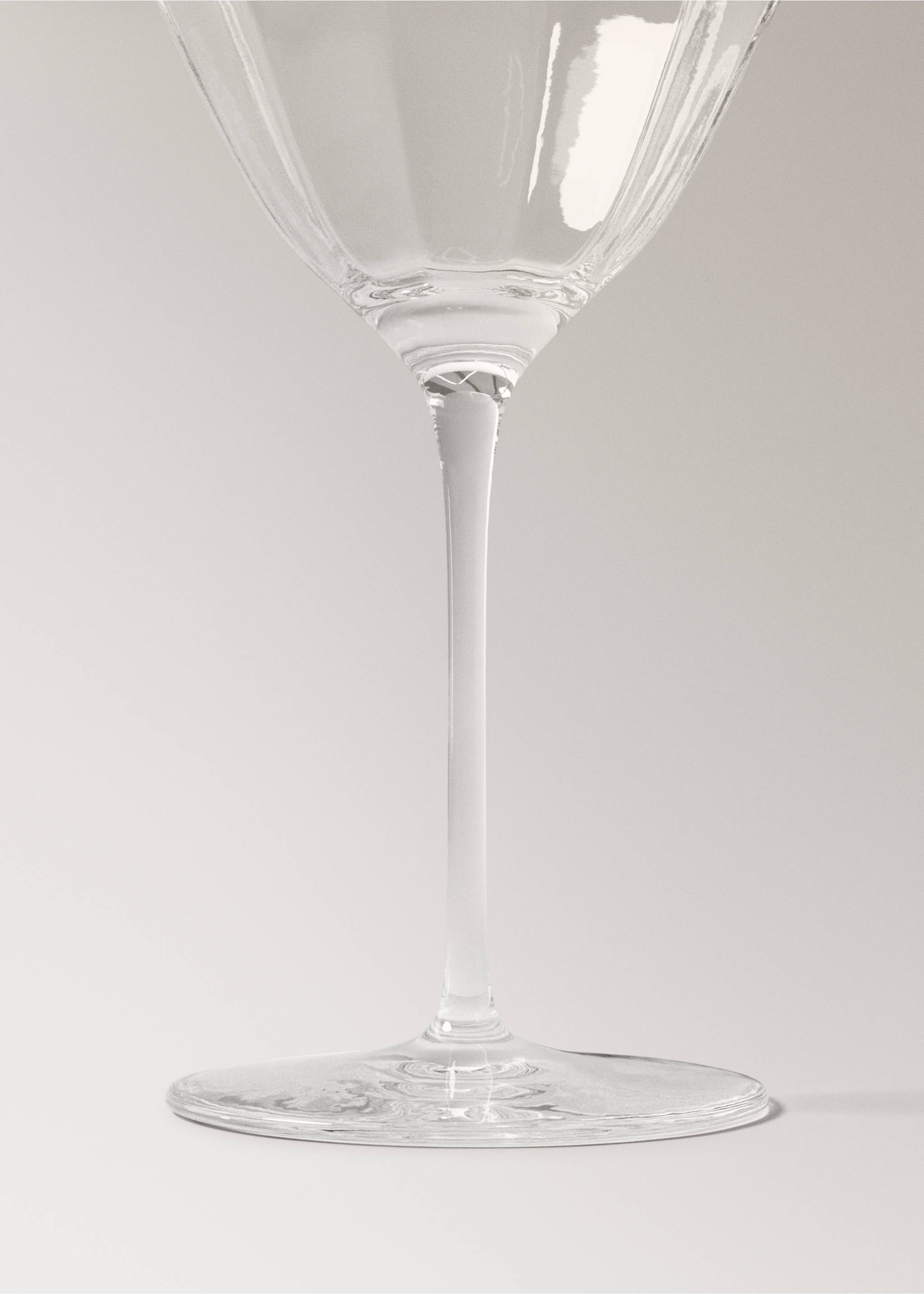 Verre en borosilicate forme ondulée, petit modèle - Détail de l'article 1, Gris glacé. Ref: 27072906-00.