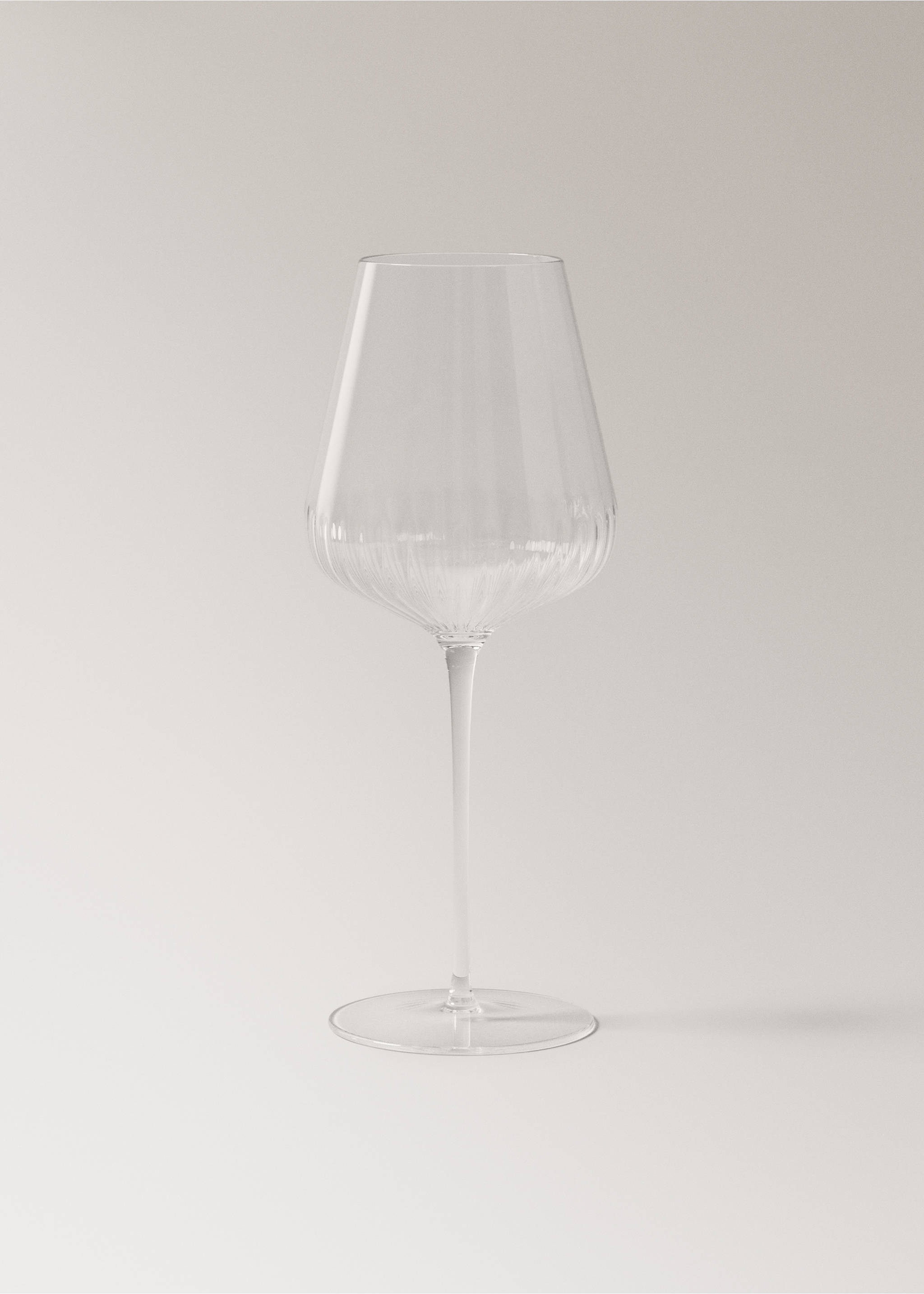 Embossed borosilicate cup - Article without model, Ice Grey. Ref: 27072908-00.