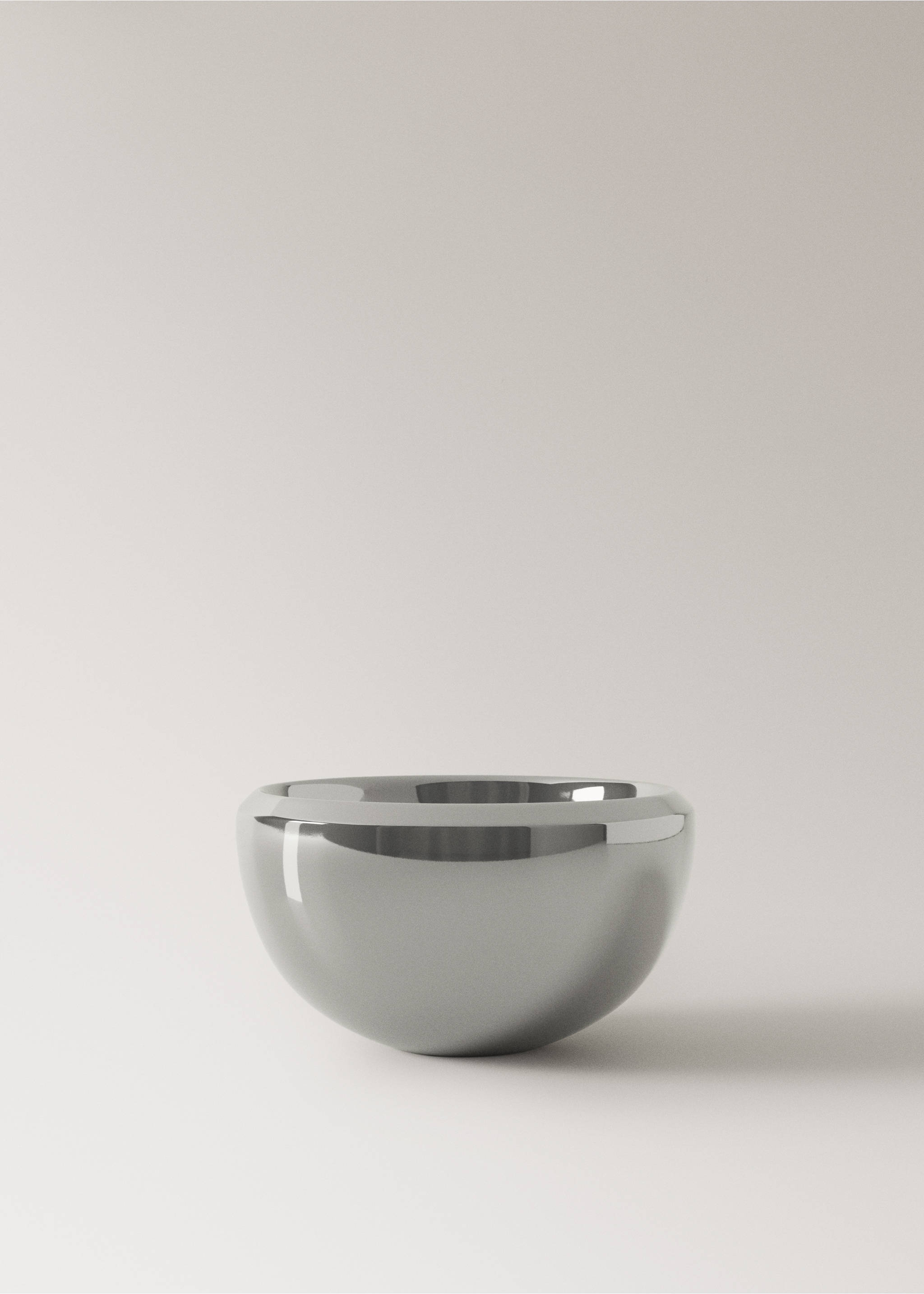 Große Schale aus Edelstahl - Artikel ohne Model, Silber. Ref: 27072911-00.