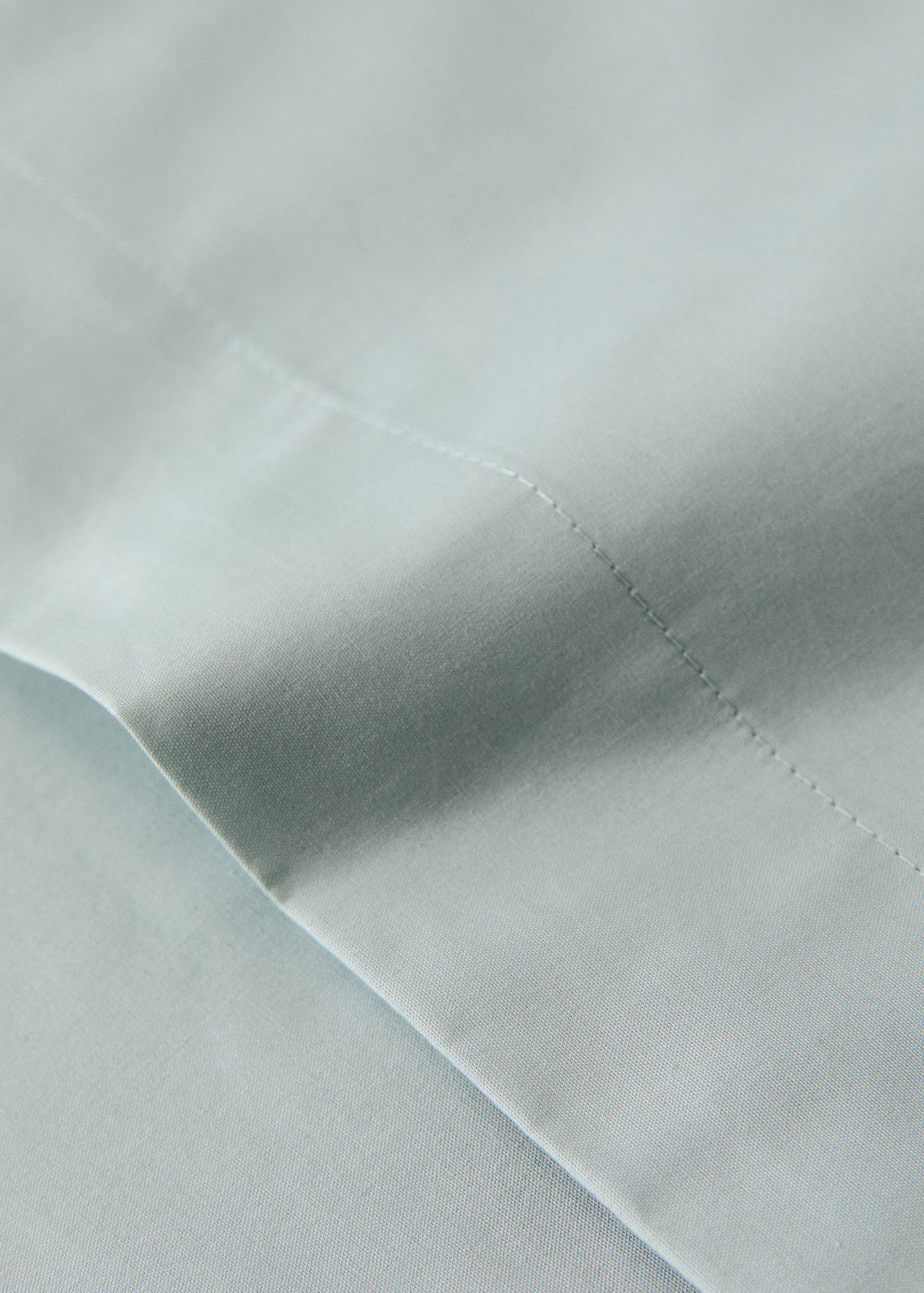 200-thread count percale cotton top sheet for 90 cm bed - Details of the article 1