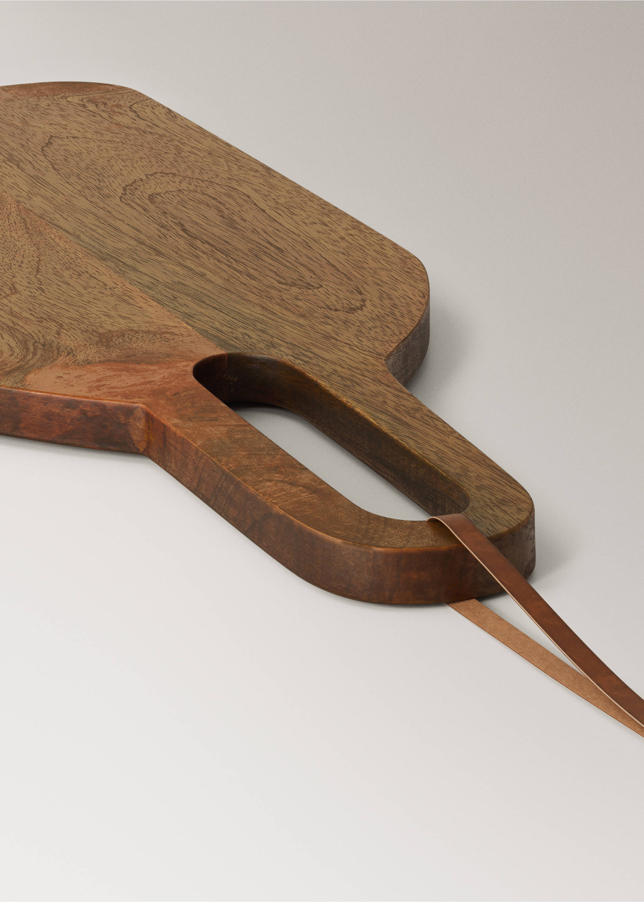 Mango wood cutting board - Details of the article 1, Brown. Ref: 27072918-00.