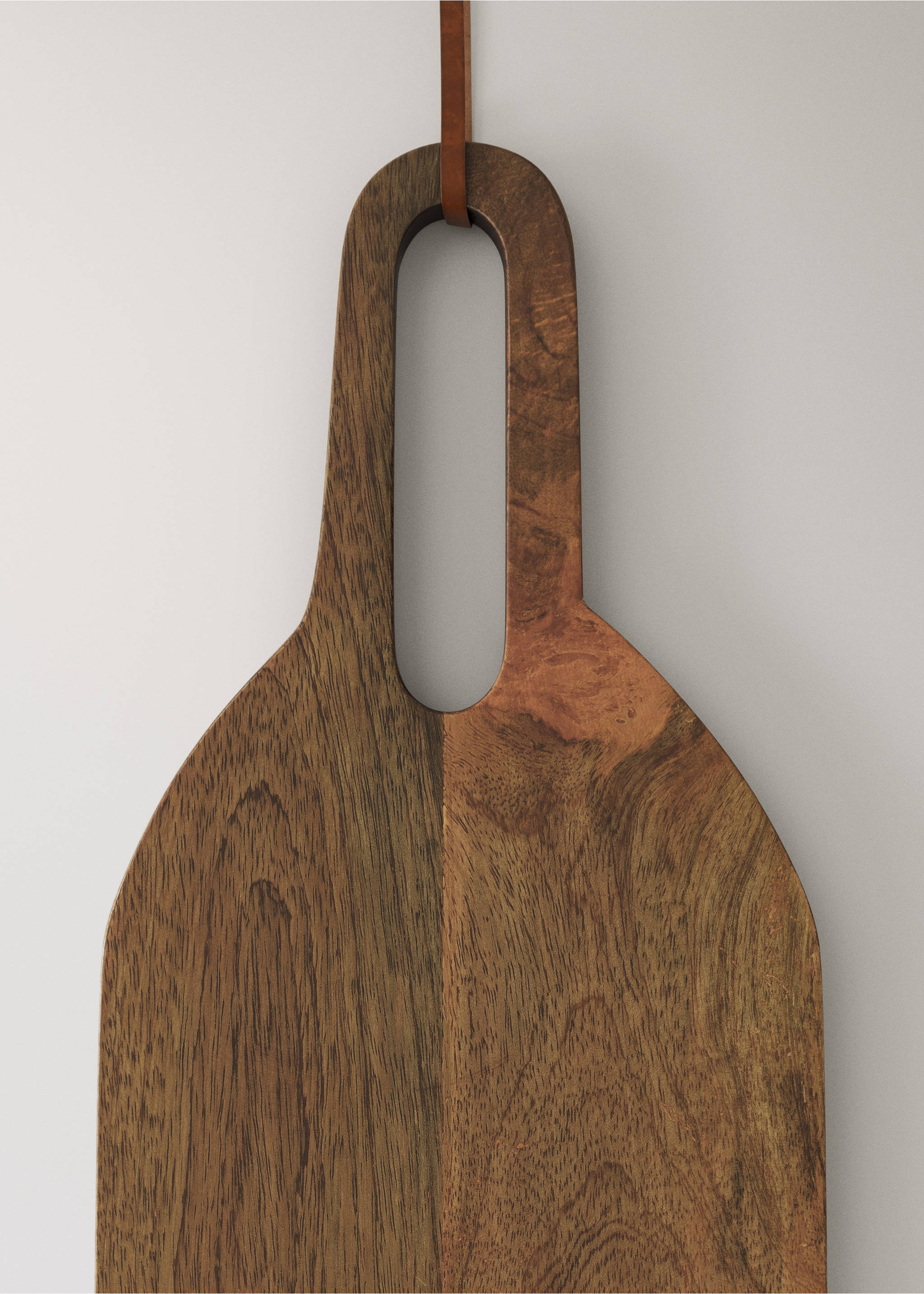 Mango wood cutting board - Details of the article 2, Brown. Ref: 27072918-00.