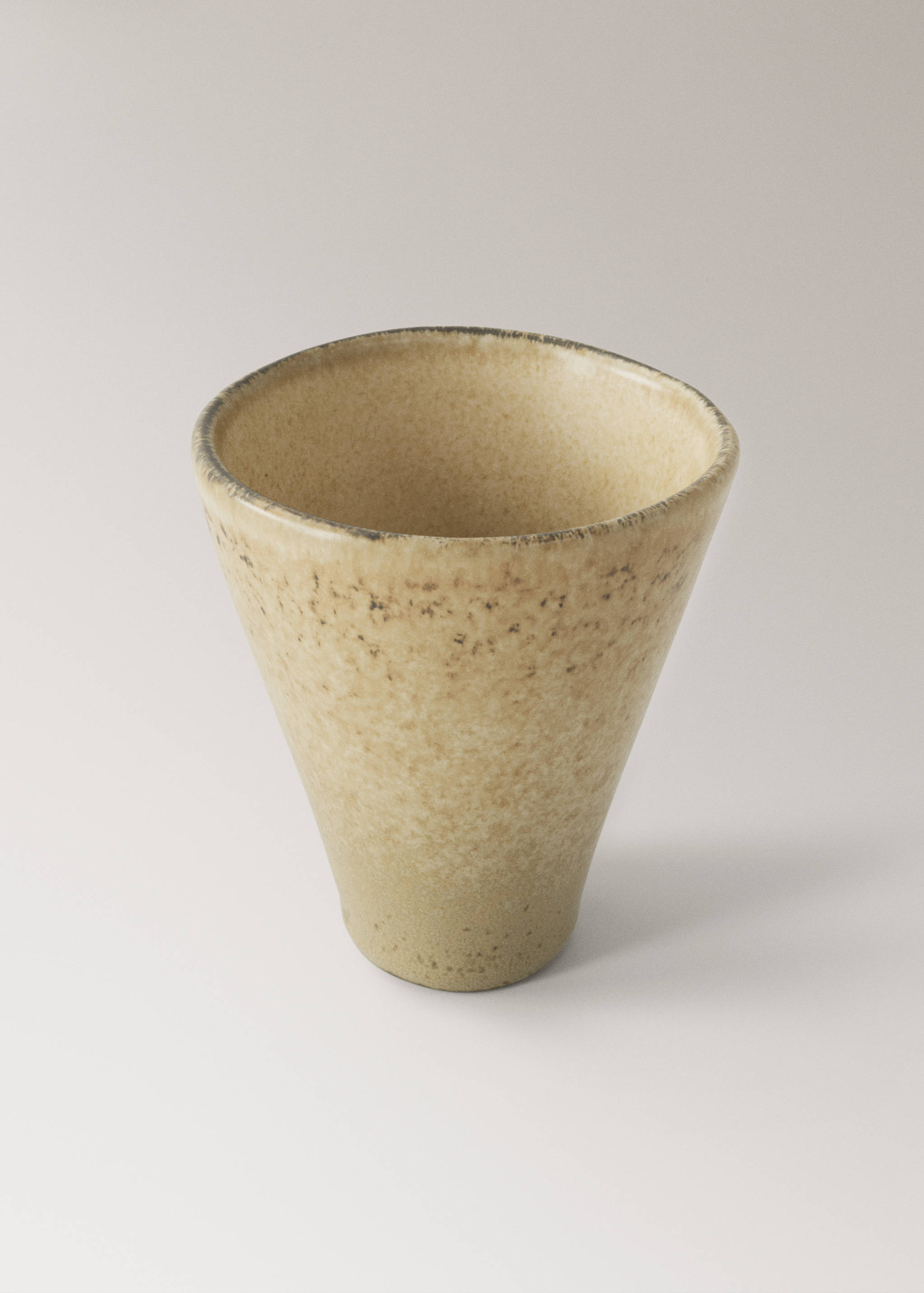 Organic stoneware cappuccino cup - Details of the article 3