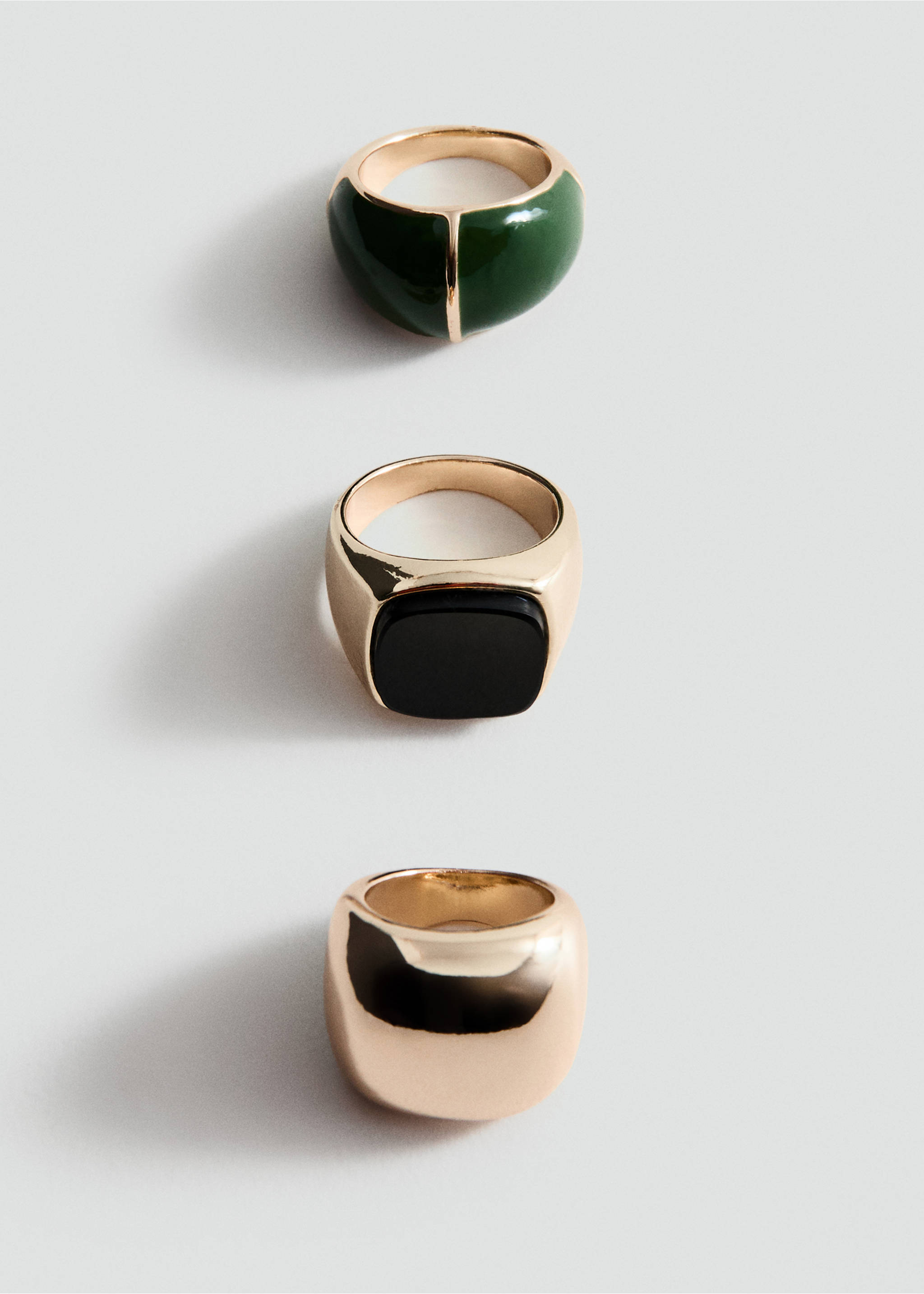 Combined ring 3 set - Article without model, Gold. Ref: 27072923-00.