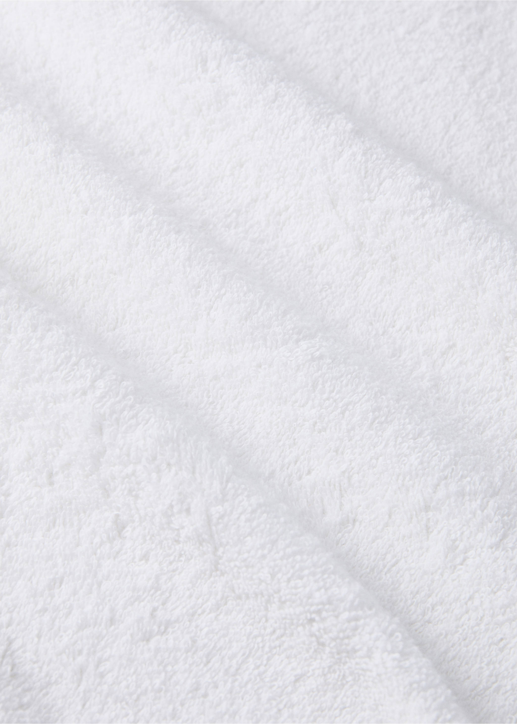 Serviette de douche enfant avec étoiles brodé - Détail de l'article 3, Blanc. Ref: 27072926-00.