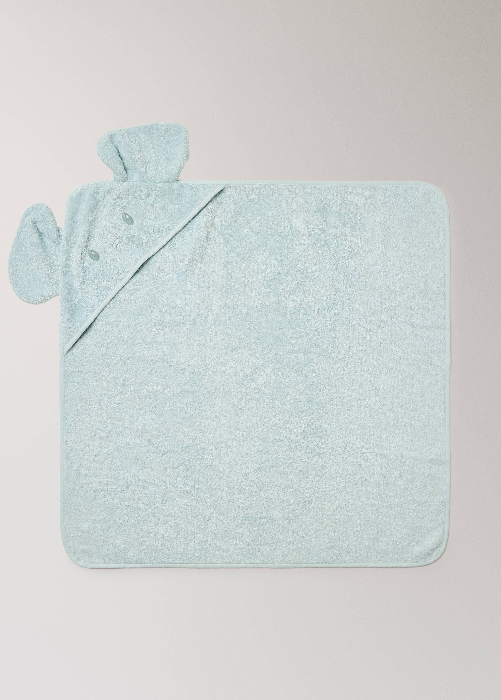 Children's elephant bath towel cape - Article without model