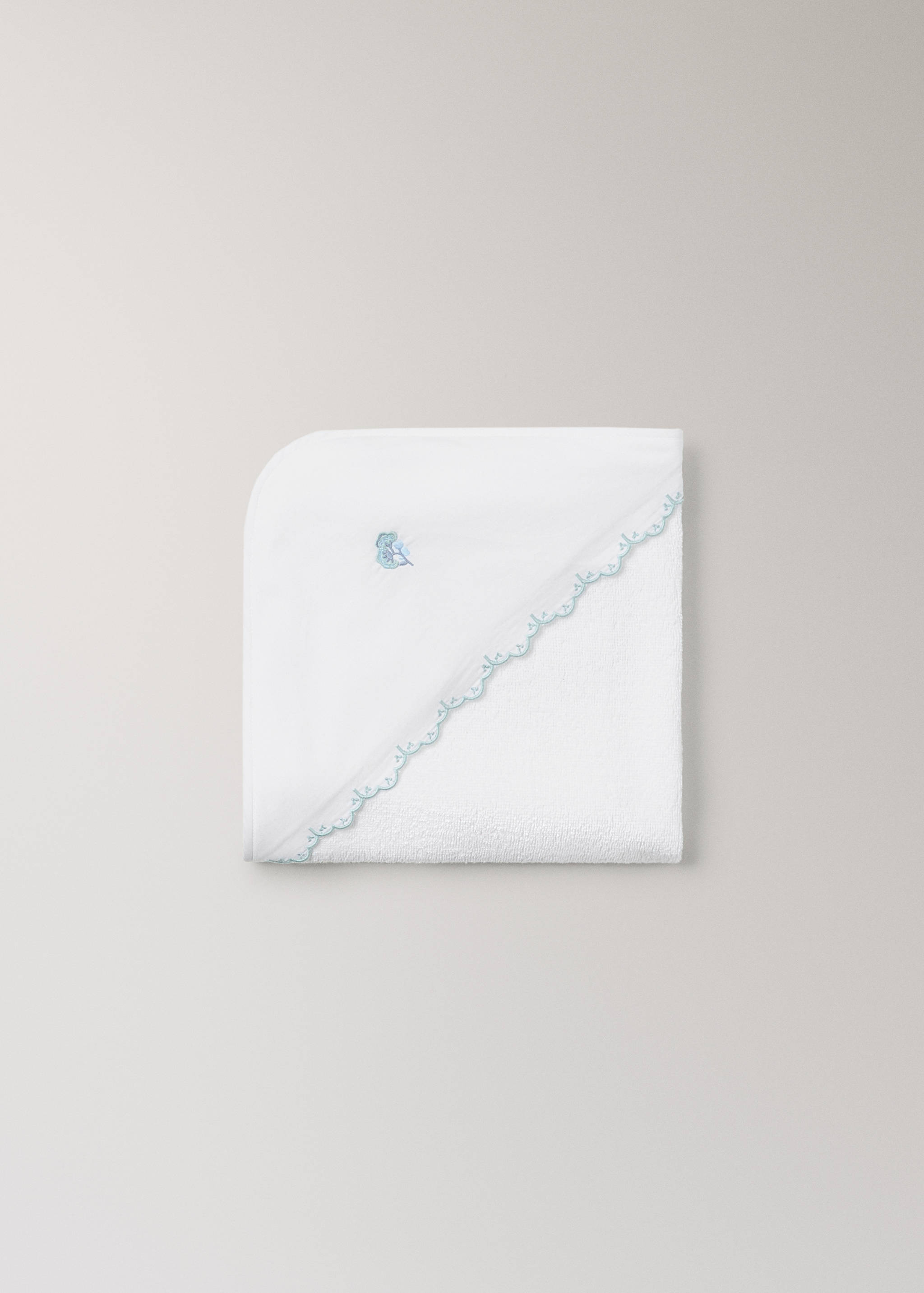 Capa infantil cotó caputxa brodada - Detall de l'article 3