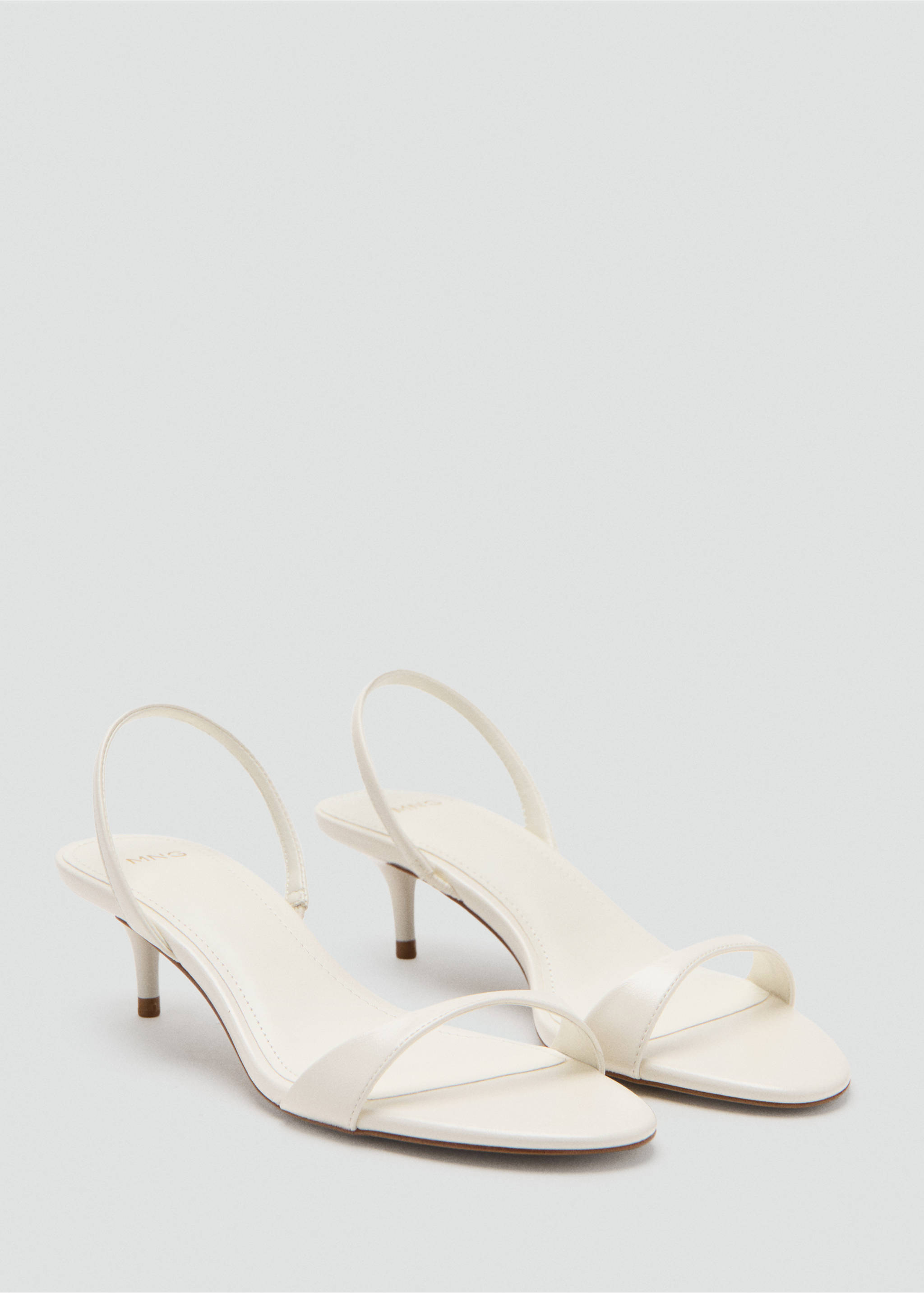 系带中跟凉鞋 - null, 米色. Ref: 27072932-00.