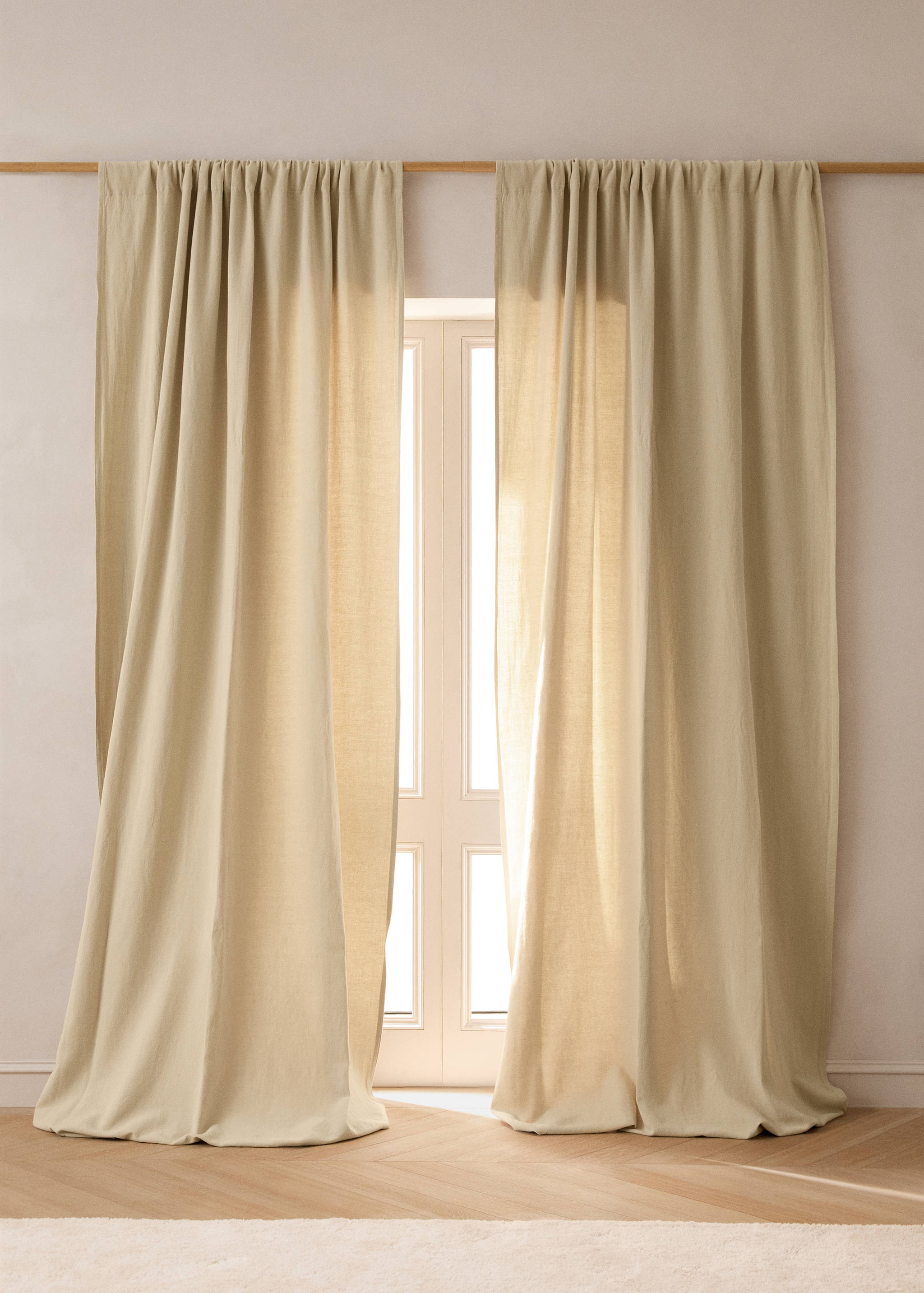 High opacity linen cotton curtain - General plane