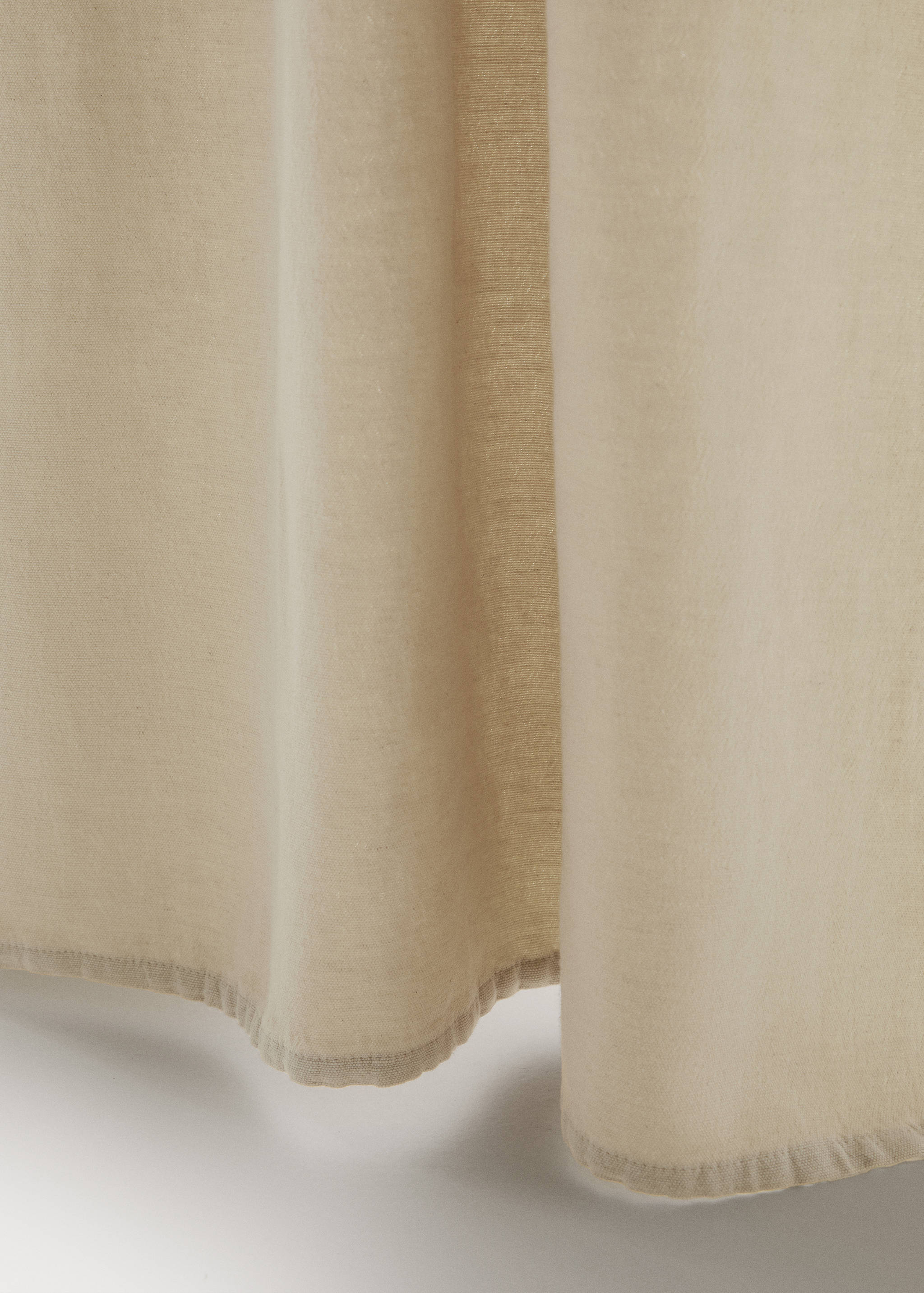 High opacity linen cotton curtain - Details of the article 3