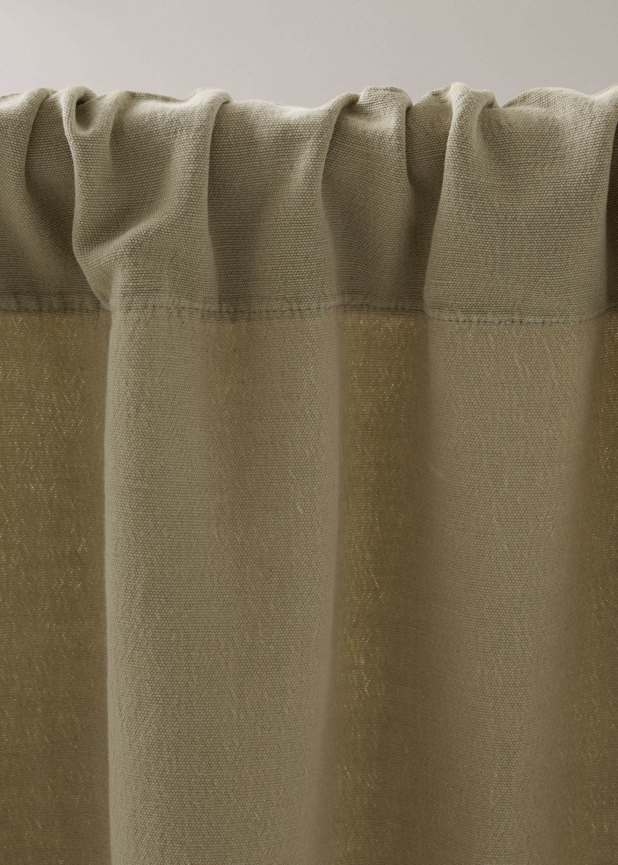 High opacity linen cotton curtain - Details of the article 2