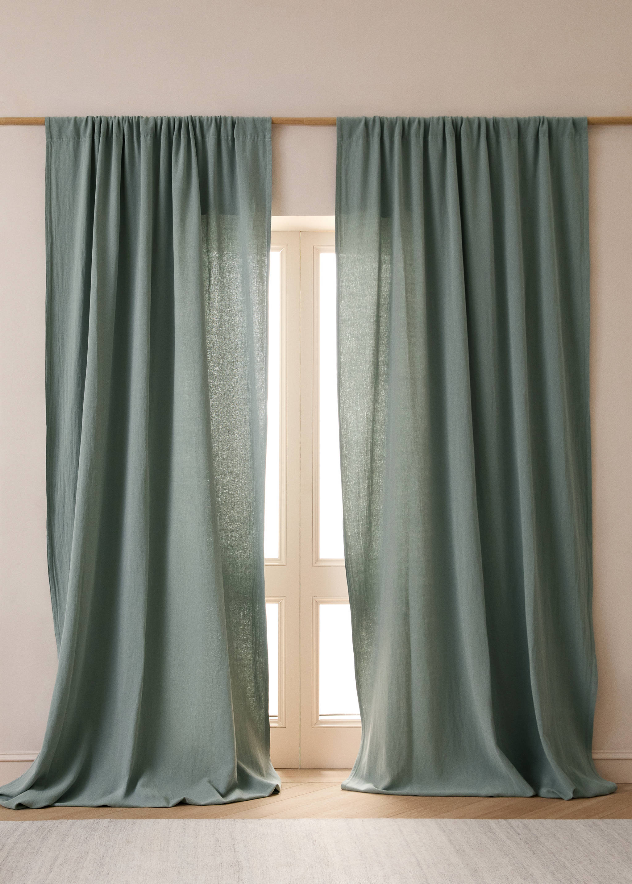 High opacity linen cotton curtain - General plane