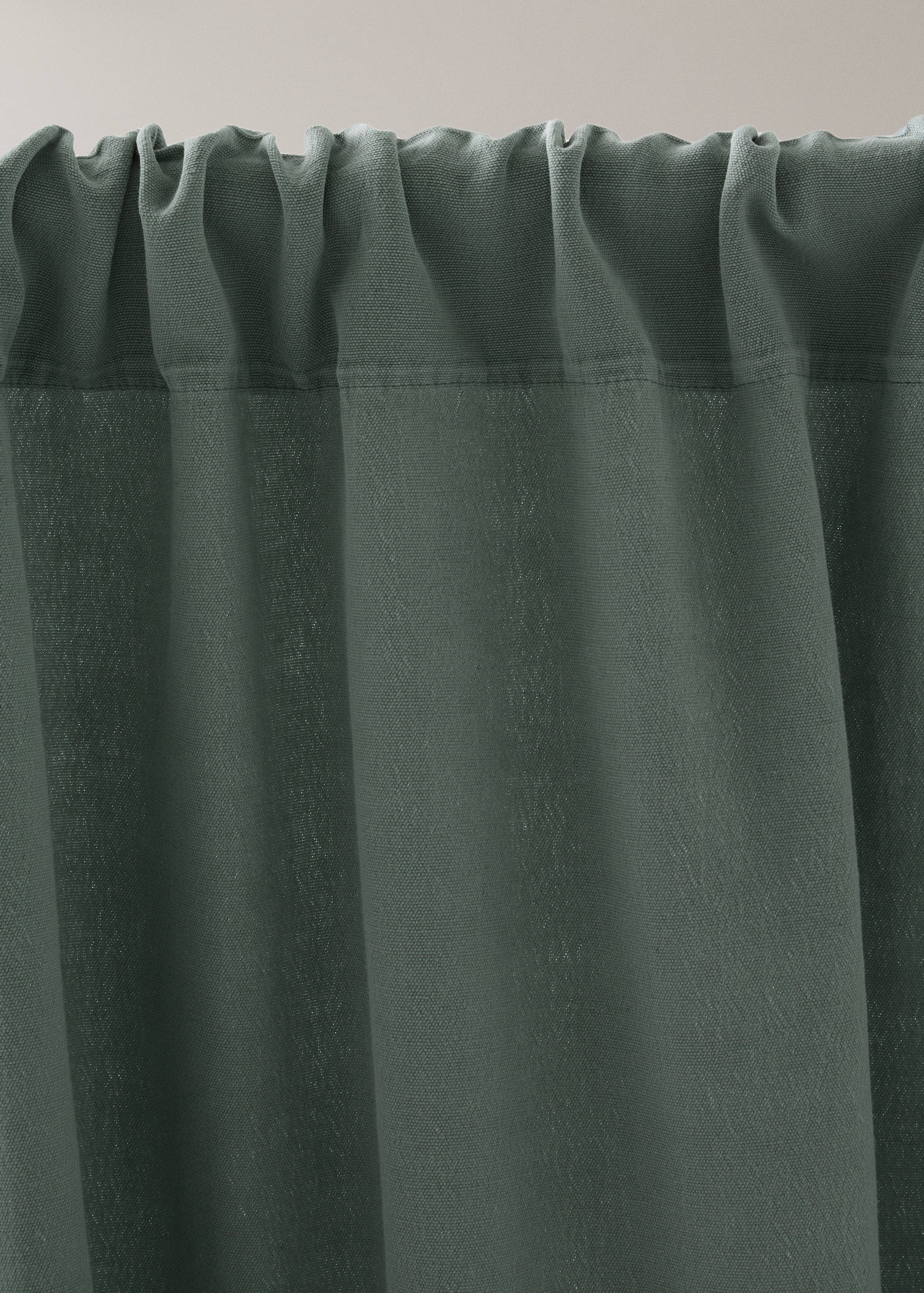 High opacity linen cotton curtain - Details of the article 2