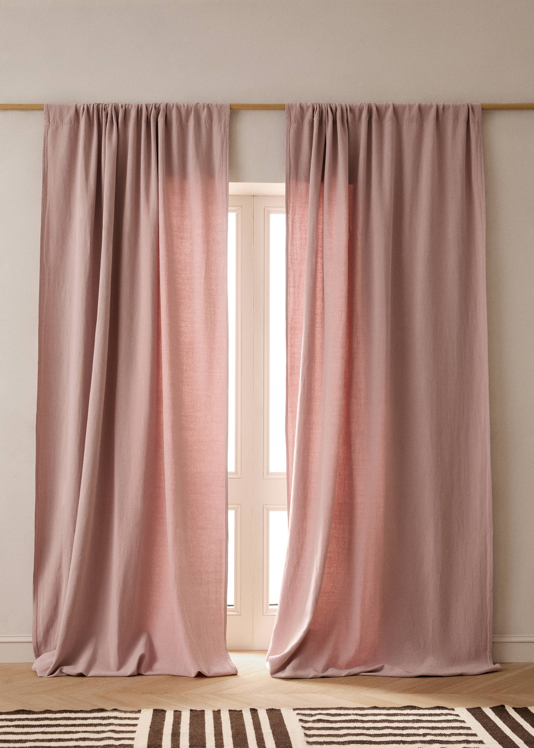 High opacity linen cotton curtain - General plane