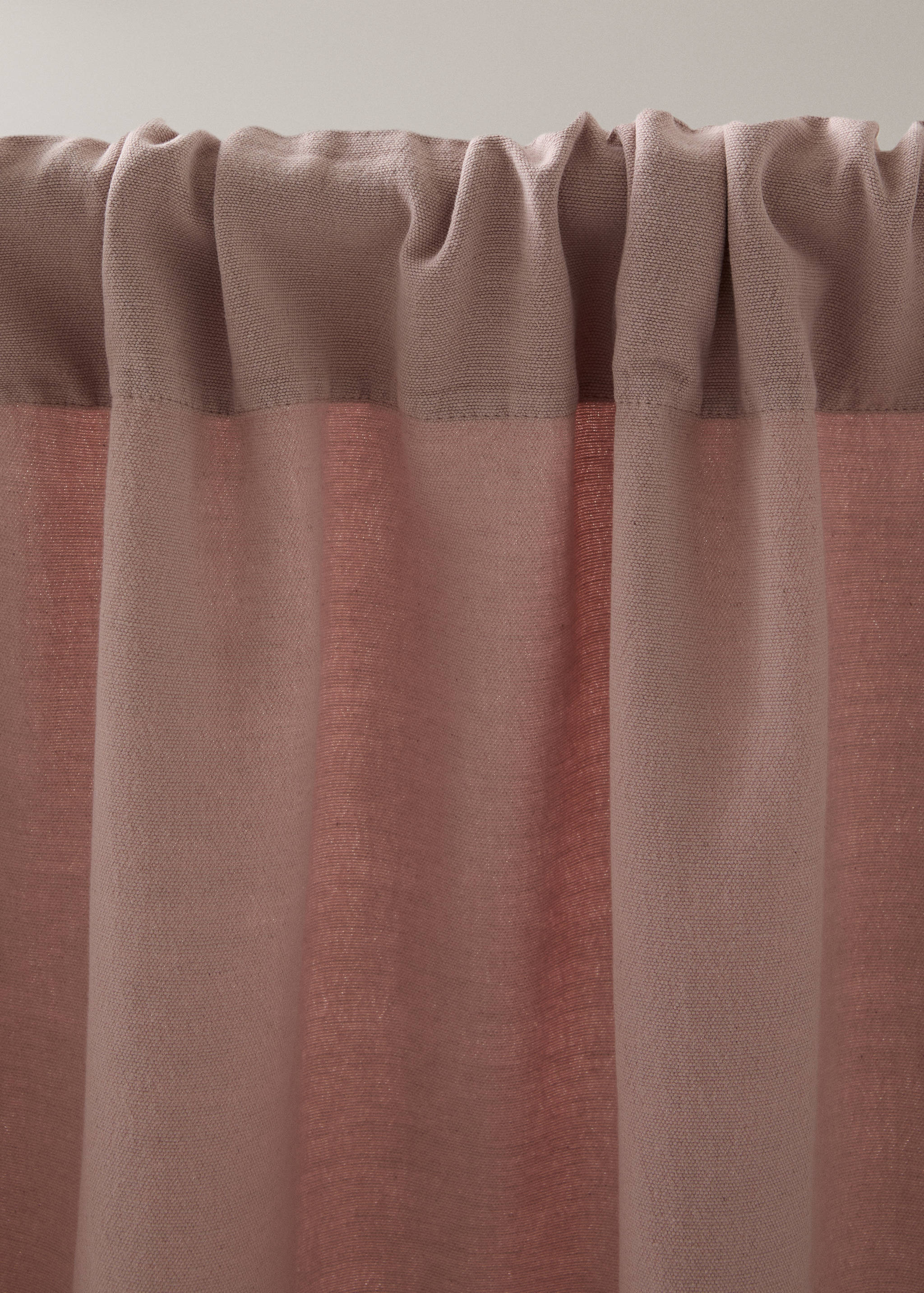 High opacity linen cotton curtain - Details of the article 2