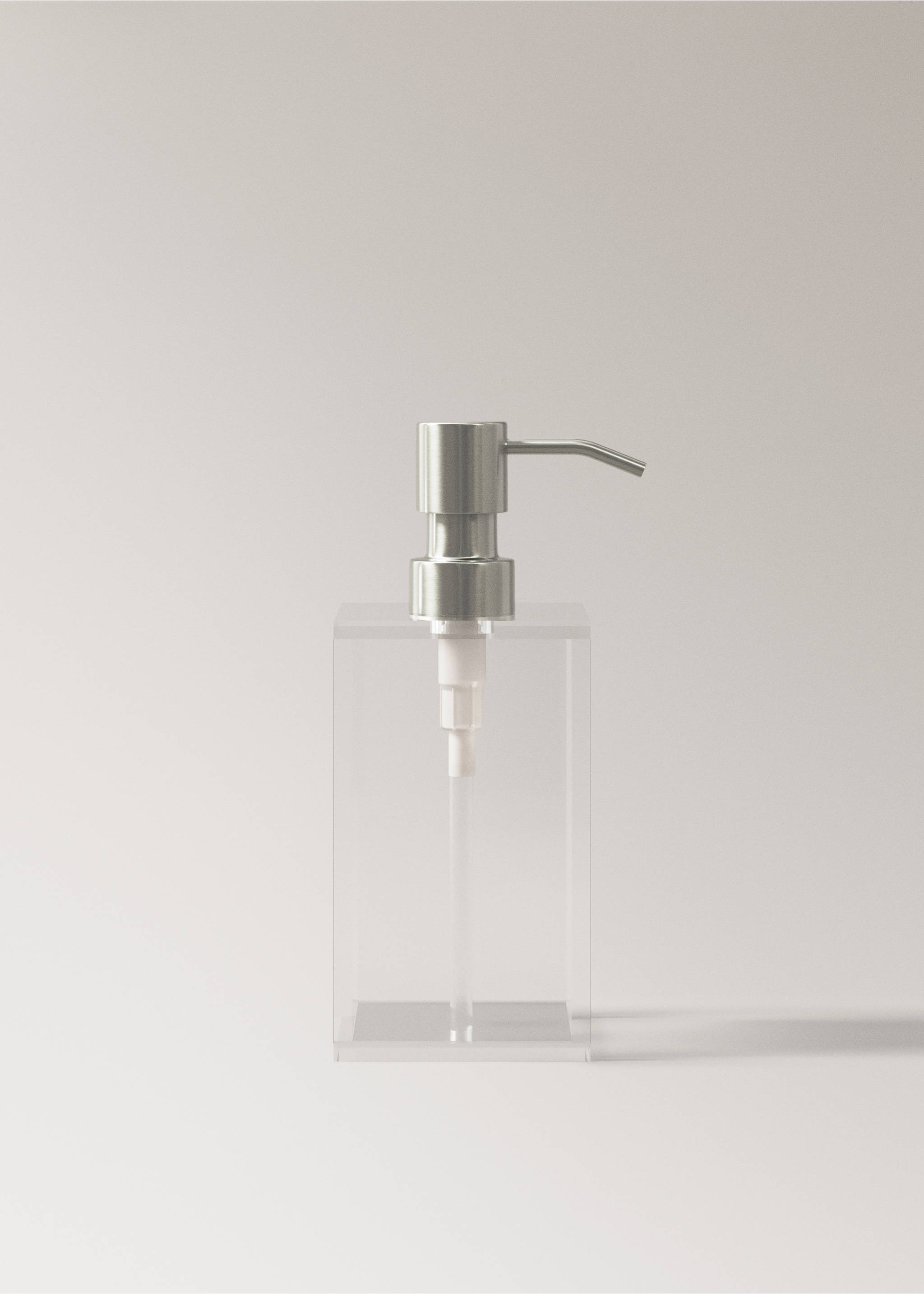 Acrylic soap dispenser - Article without model, Ice Grey. Ref: 27073275-00.