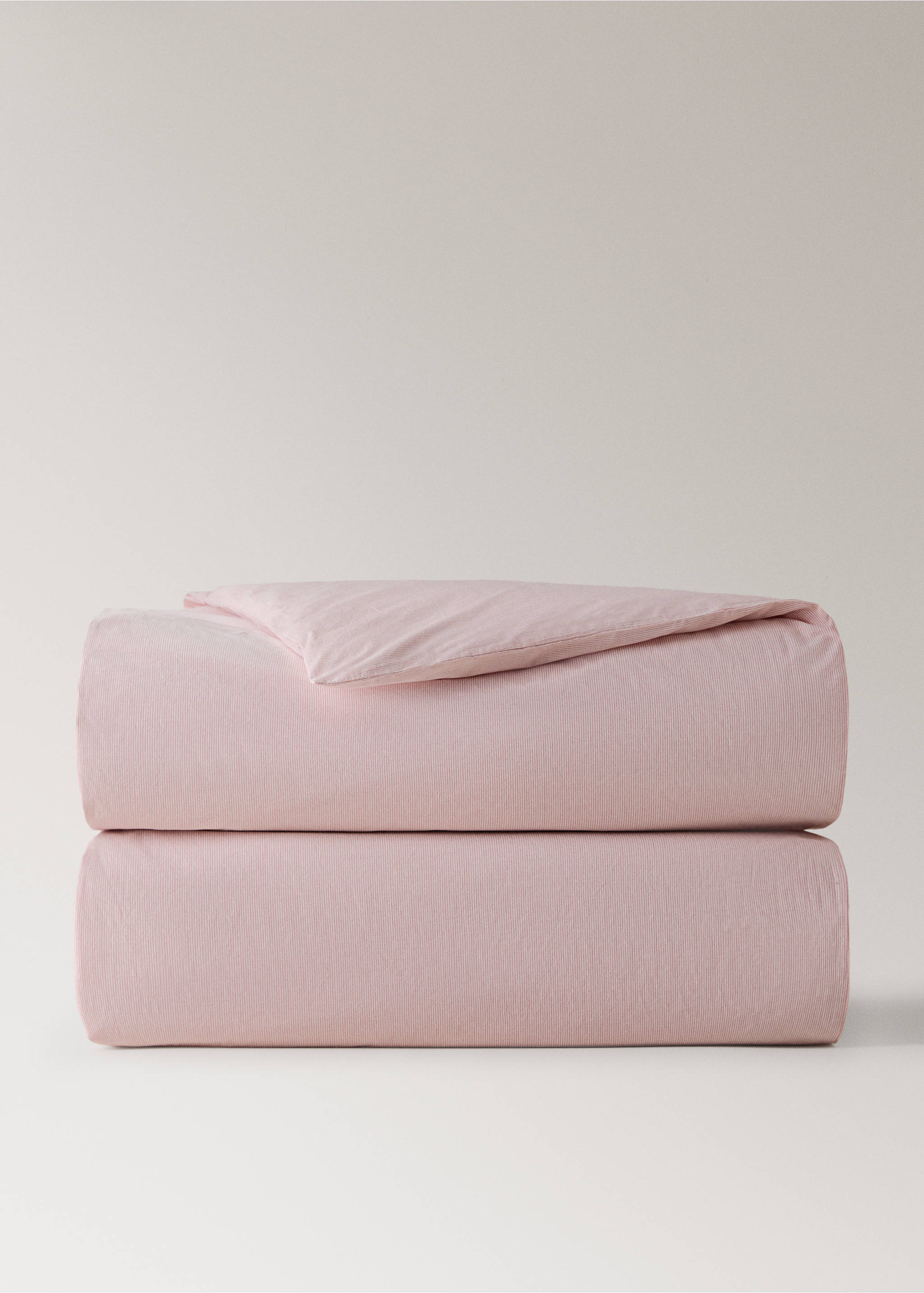 Bettbezug aus garngefärbter Baumwolle, 90 cm Bett - Artikel ohne Model, Pamelmuse. Ref: 27073277-00.