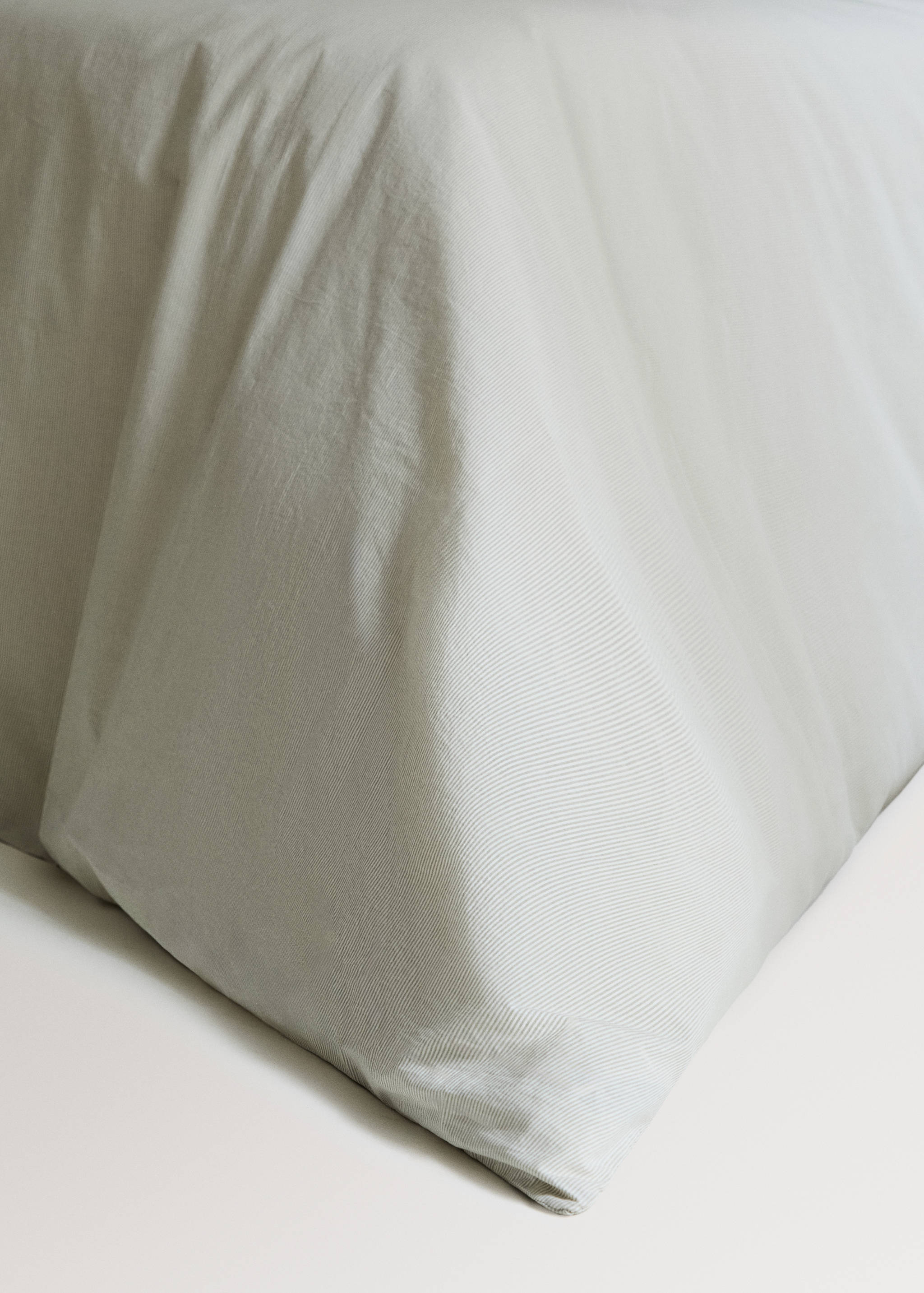 Yarn-dyed cotton duvet cover for 90 cm bed - Details of the article 8