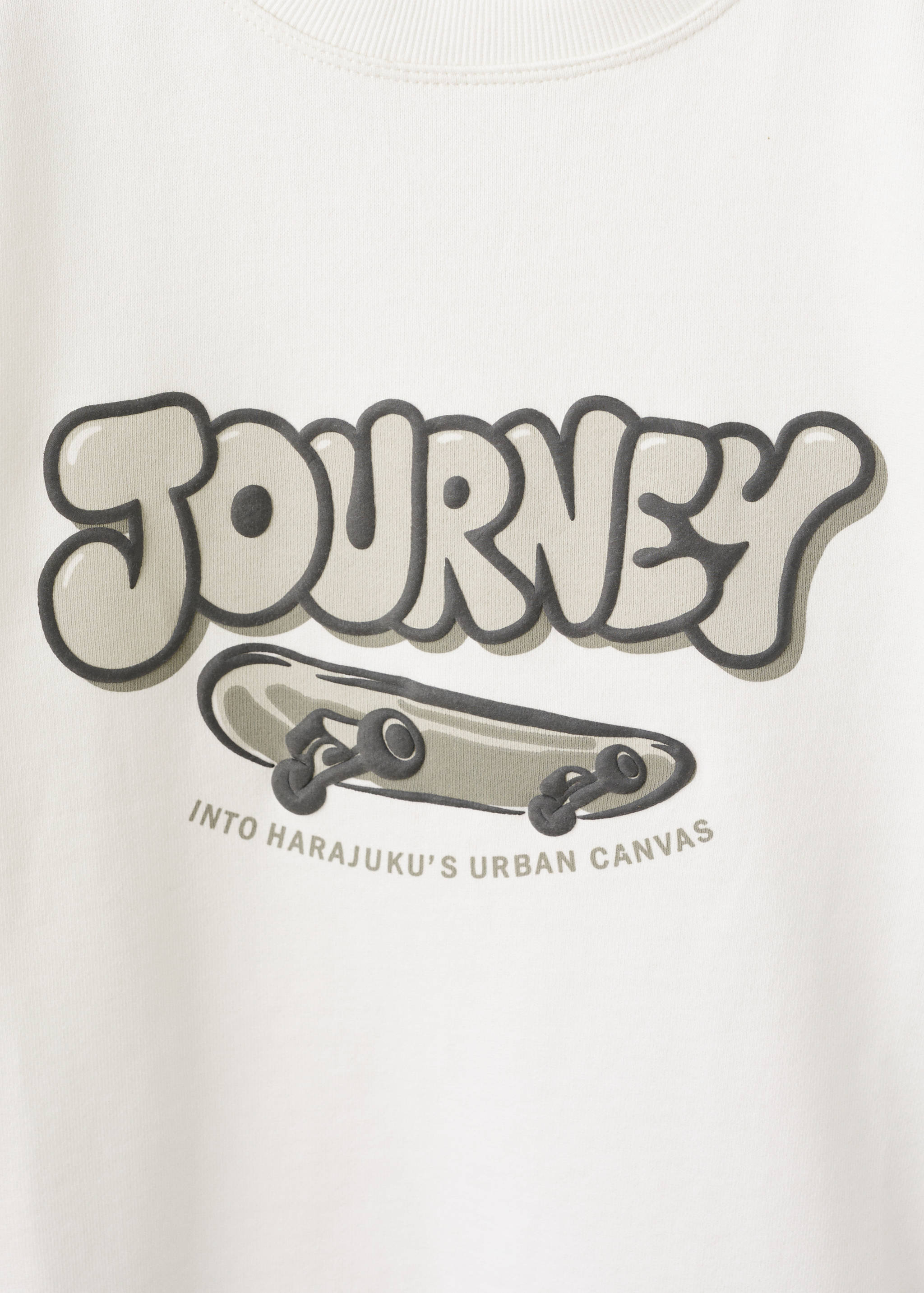 Printed cotton sweatshirt - Details of the article 8