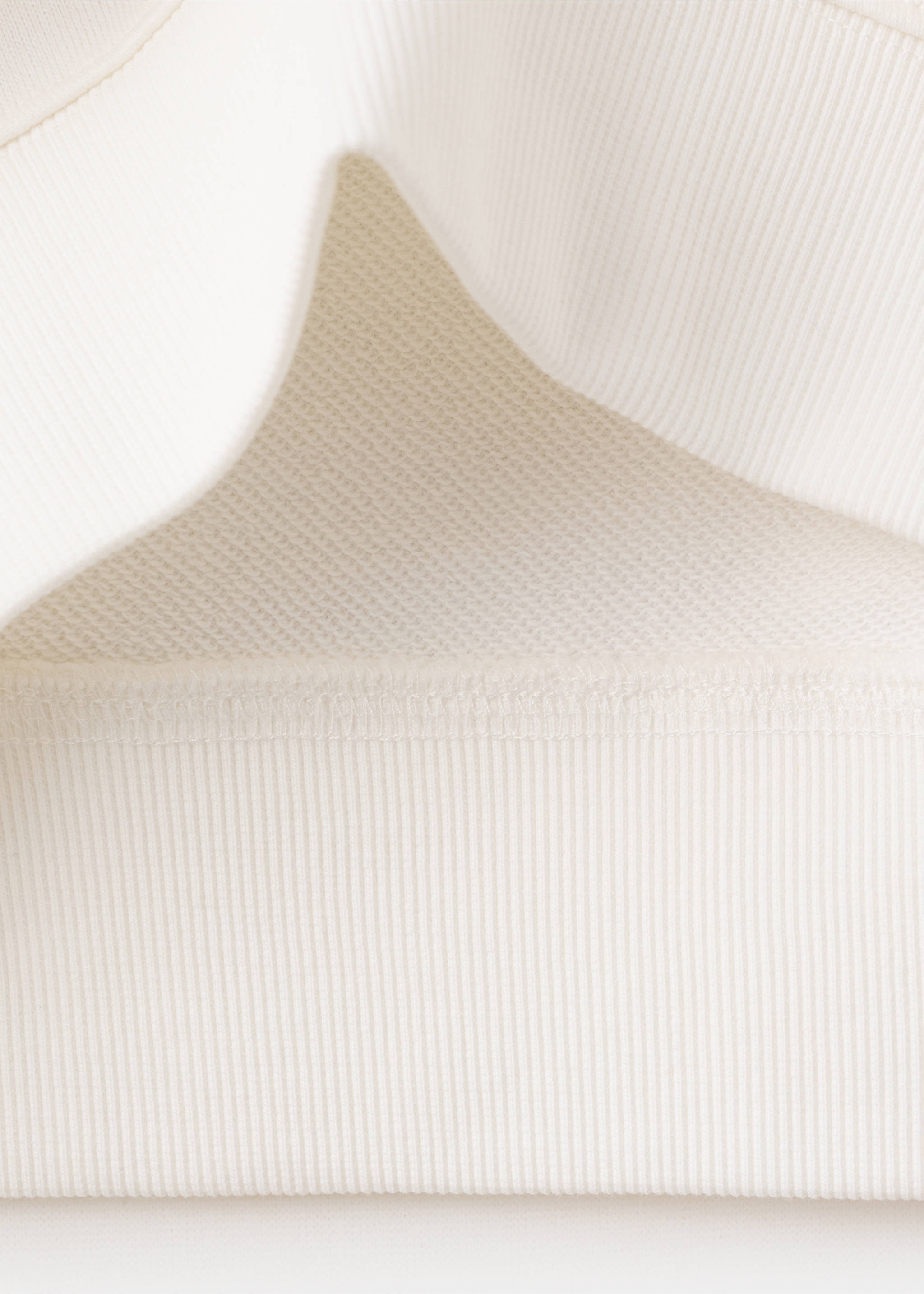 Printed cotton sweatshirt - Details of the article 0, Off White. Ref: 27073279-00.