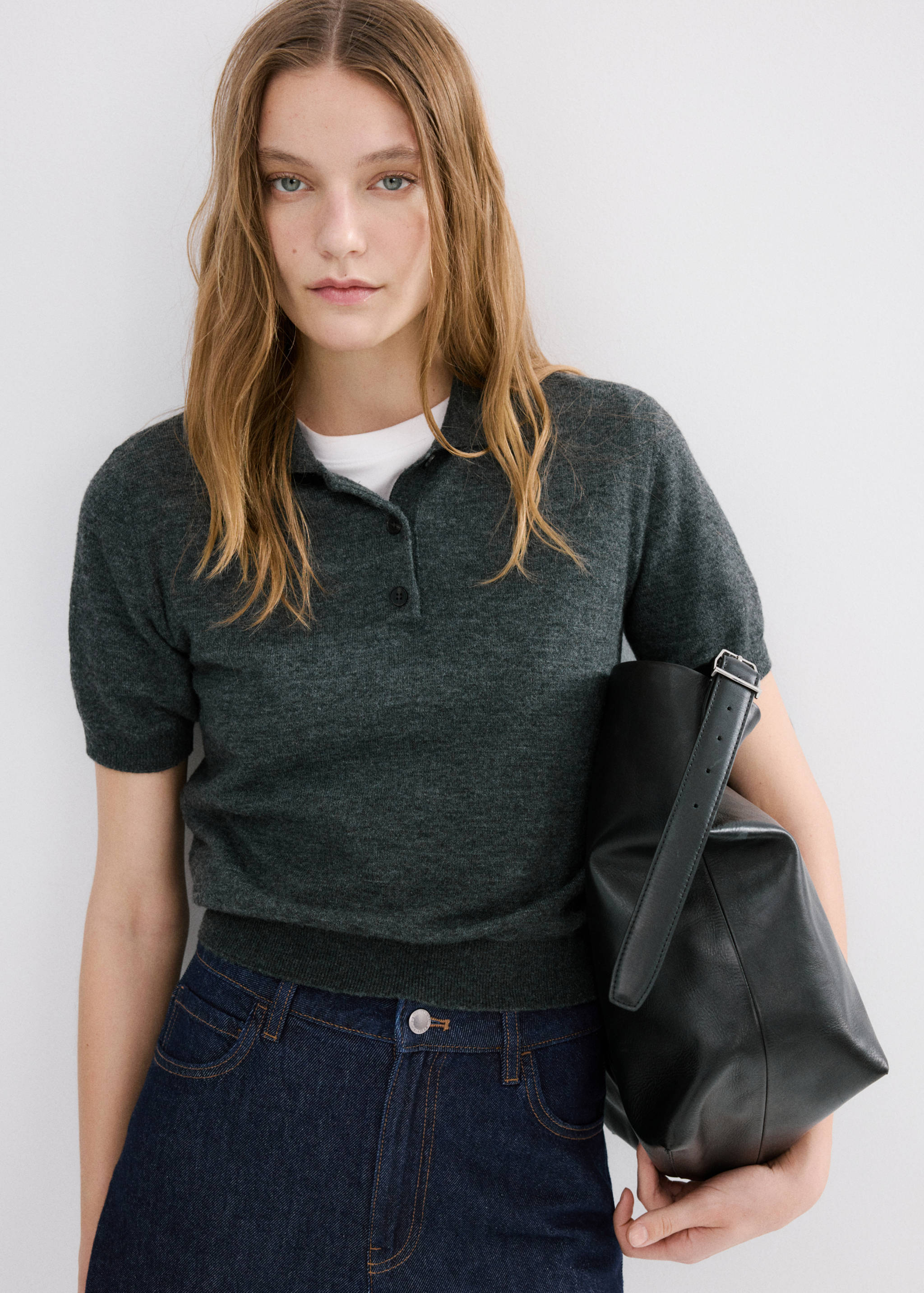 Bermudas denim rectas tiro alto - Detalle del artículo 1