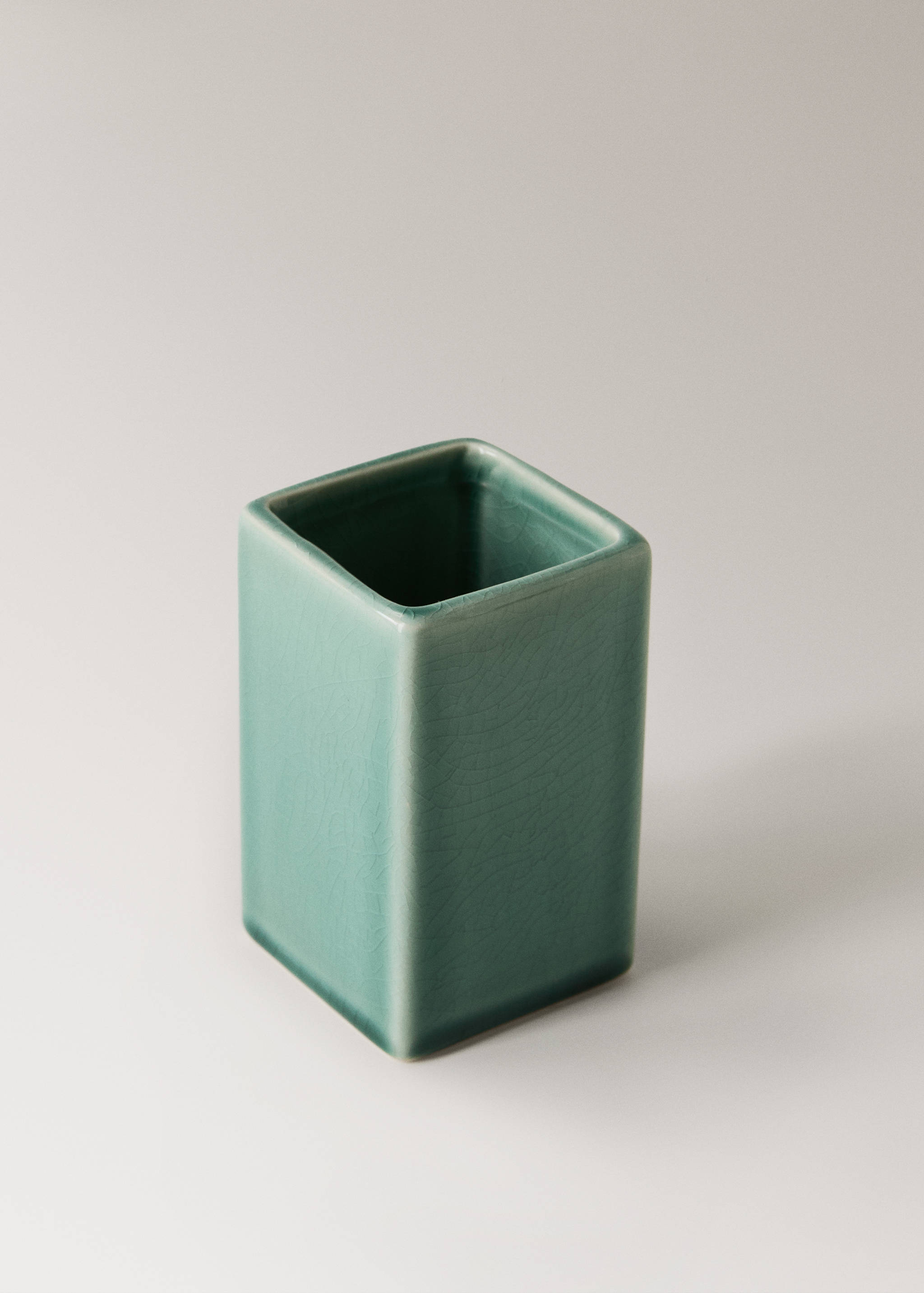 Crackled ceramic toothbrush tumbler - Details of the article 1