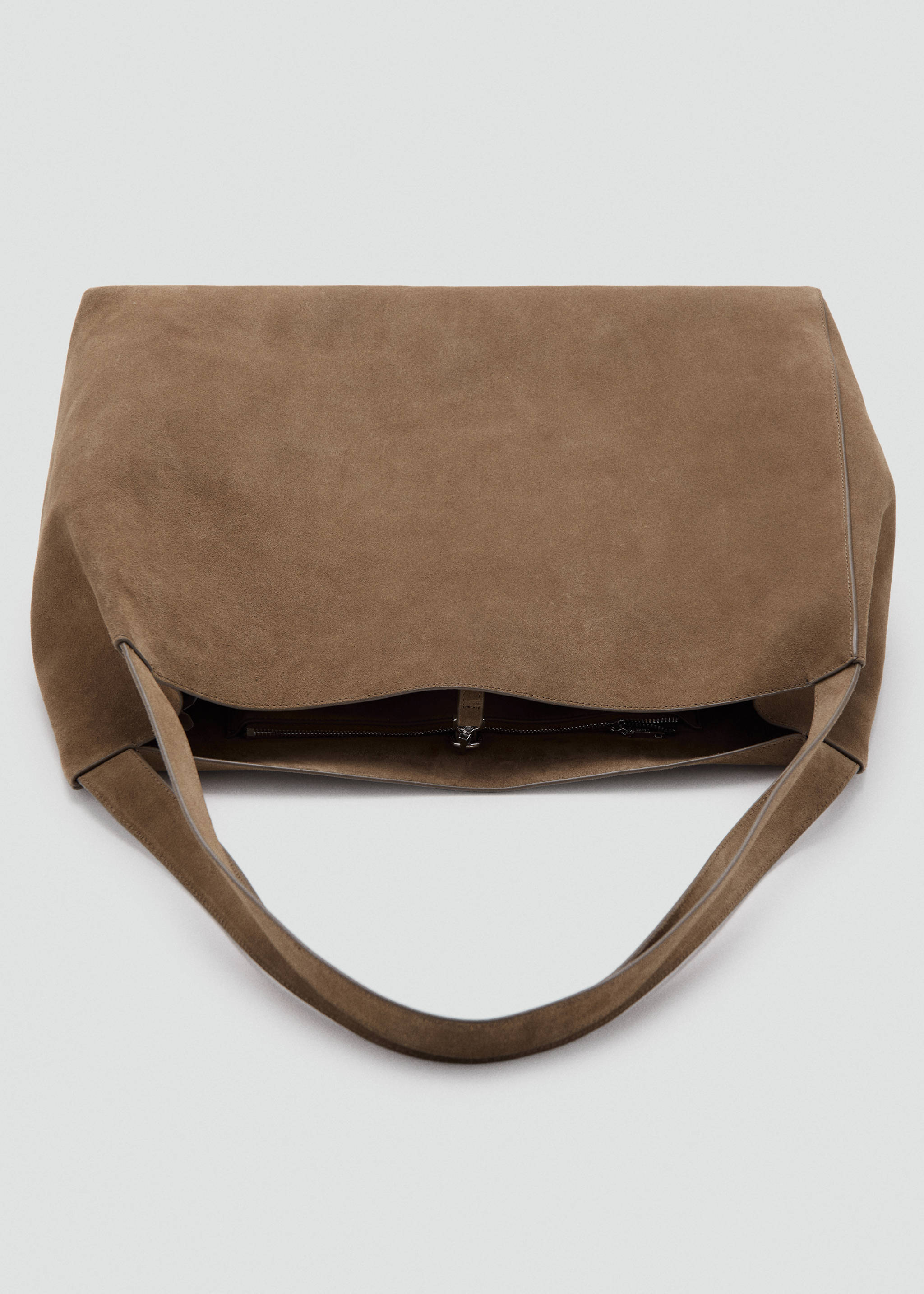 Suede leather shopper bag - Details of the article 3