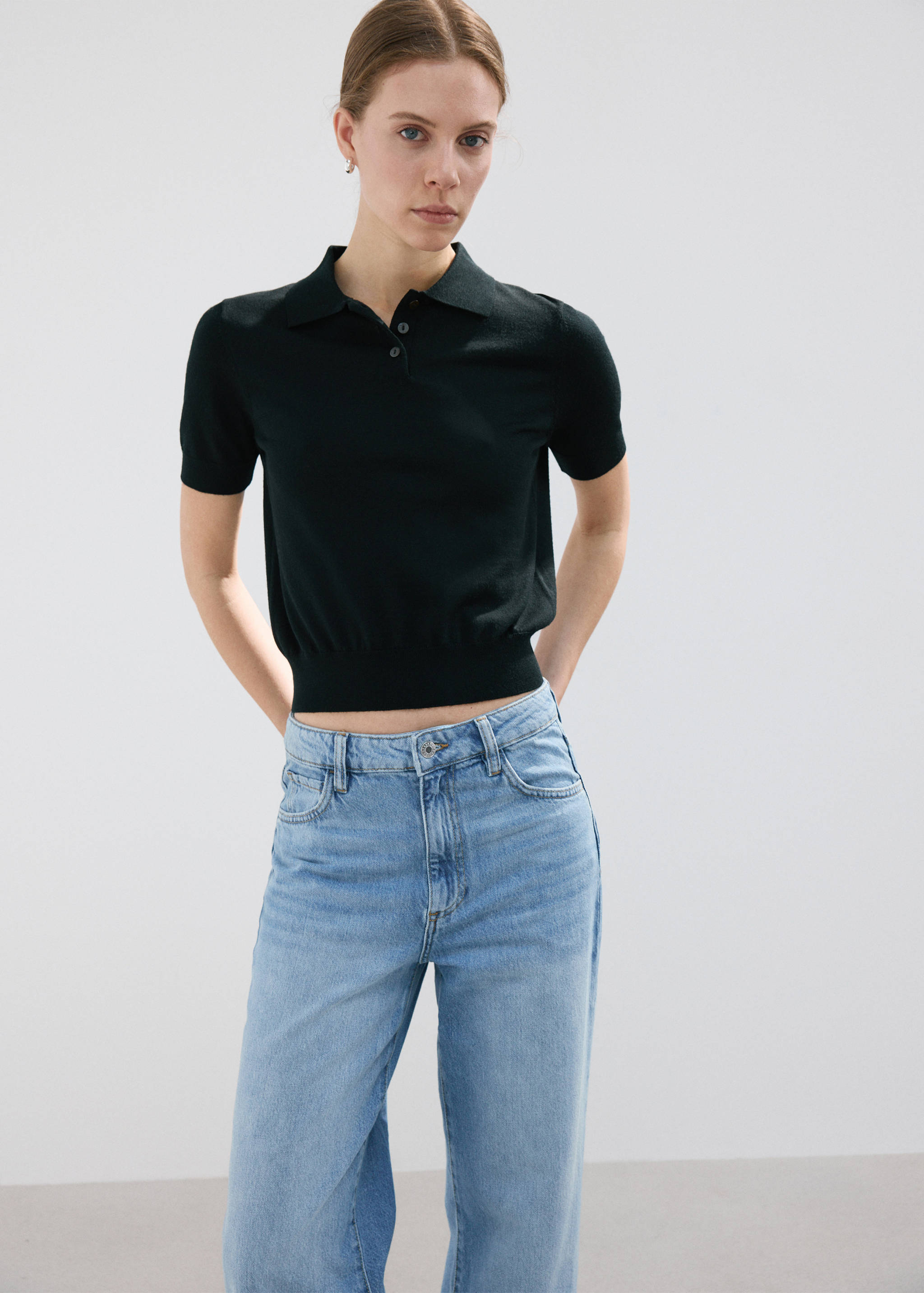 Danila high-waisted wide leg jeans - Details of the article 1