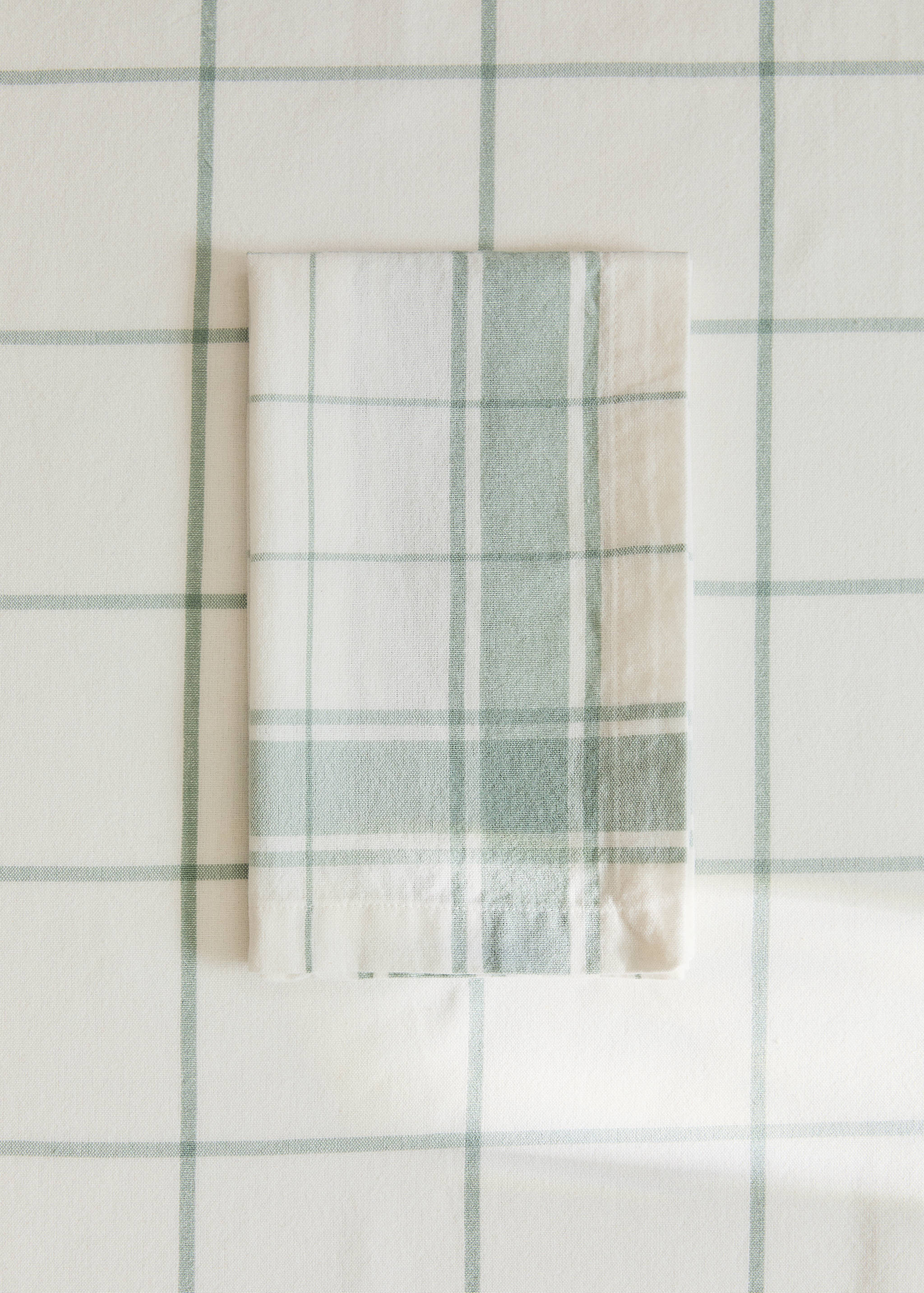 Serwetki 100% bawełna w kontrastowe paski - Plan ogólny