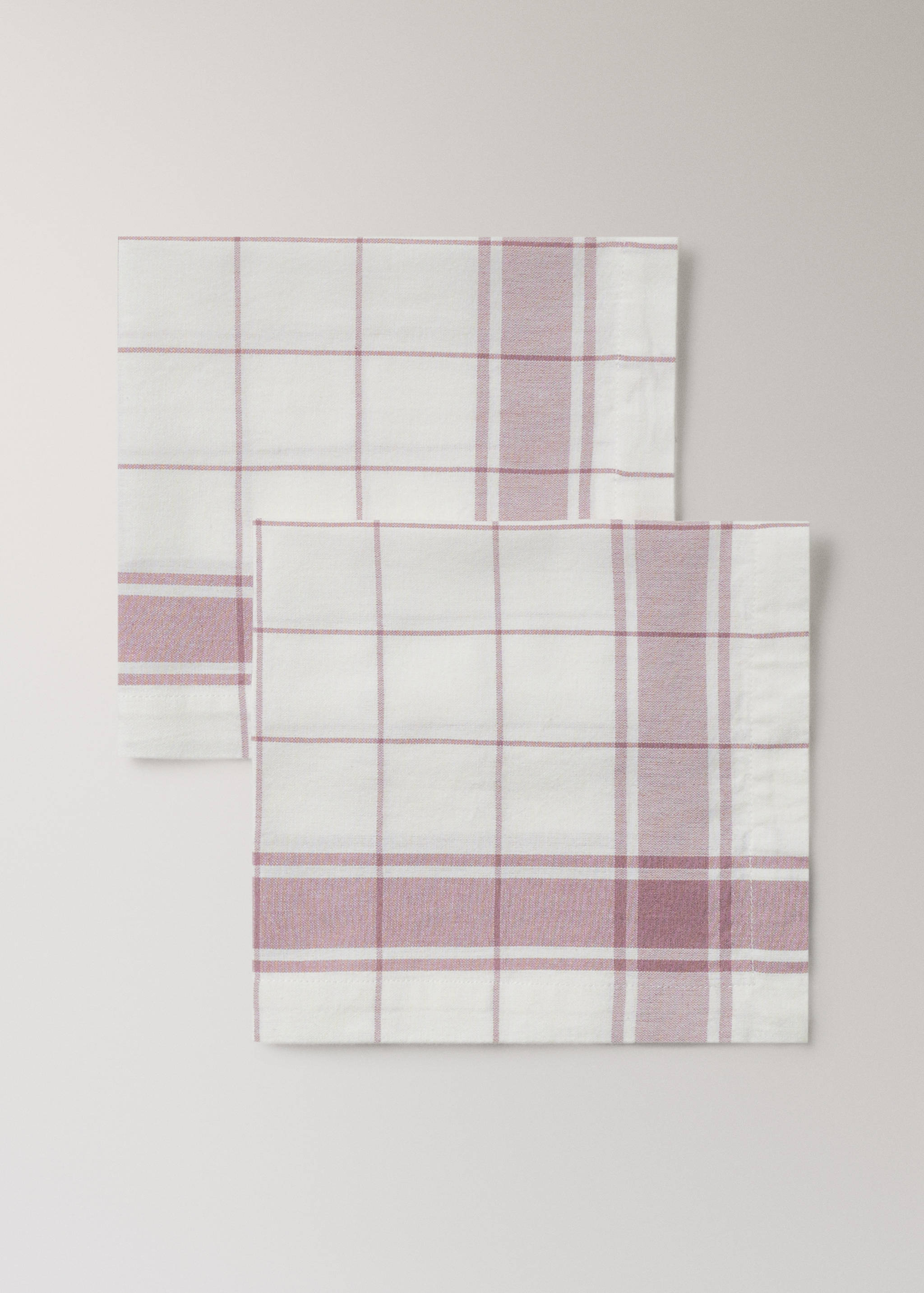 Ubrousky ze 100% bavlny s kontrastními pruhy - Detail zboží 1