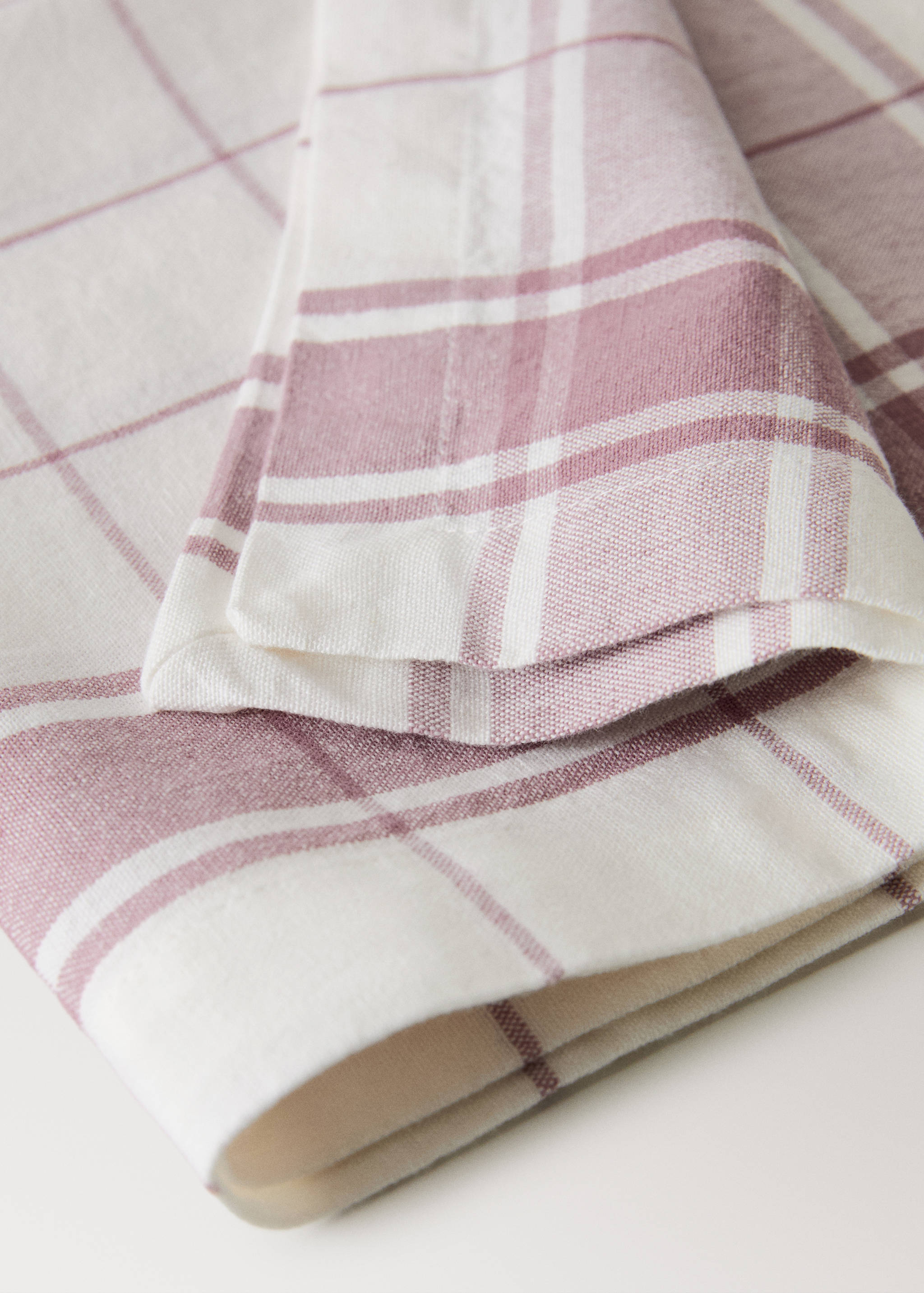 Ubrousky ze 100% bavlny s kontrastními pruhy - Detail zboží 2