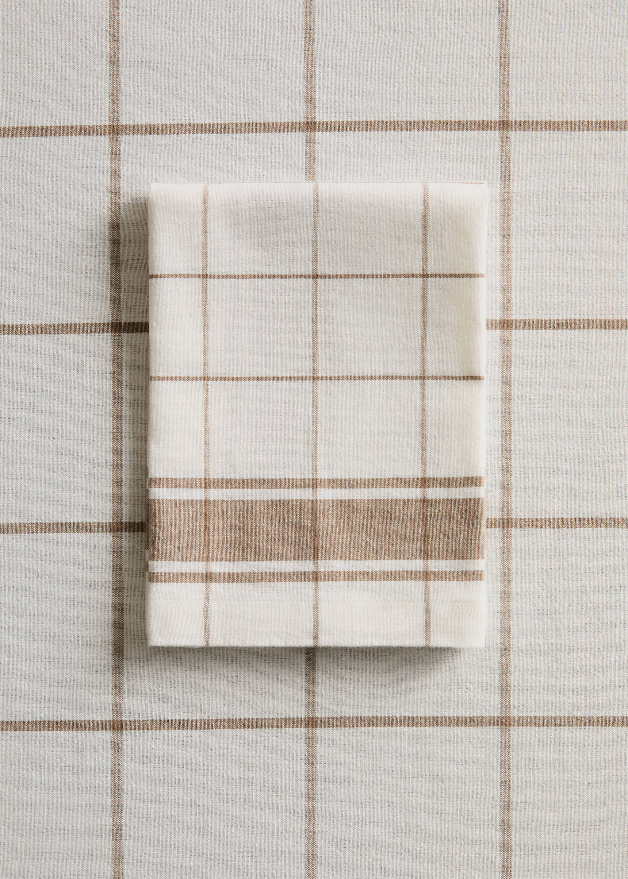 Serwetki 100% bawełna w kontrastowe paski - Plan ogólny