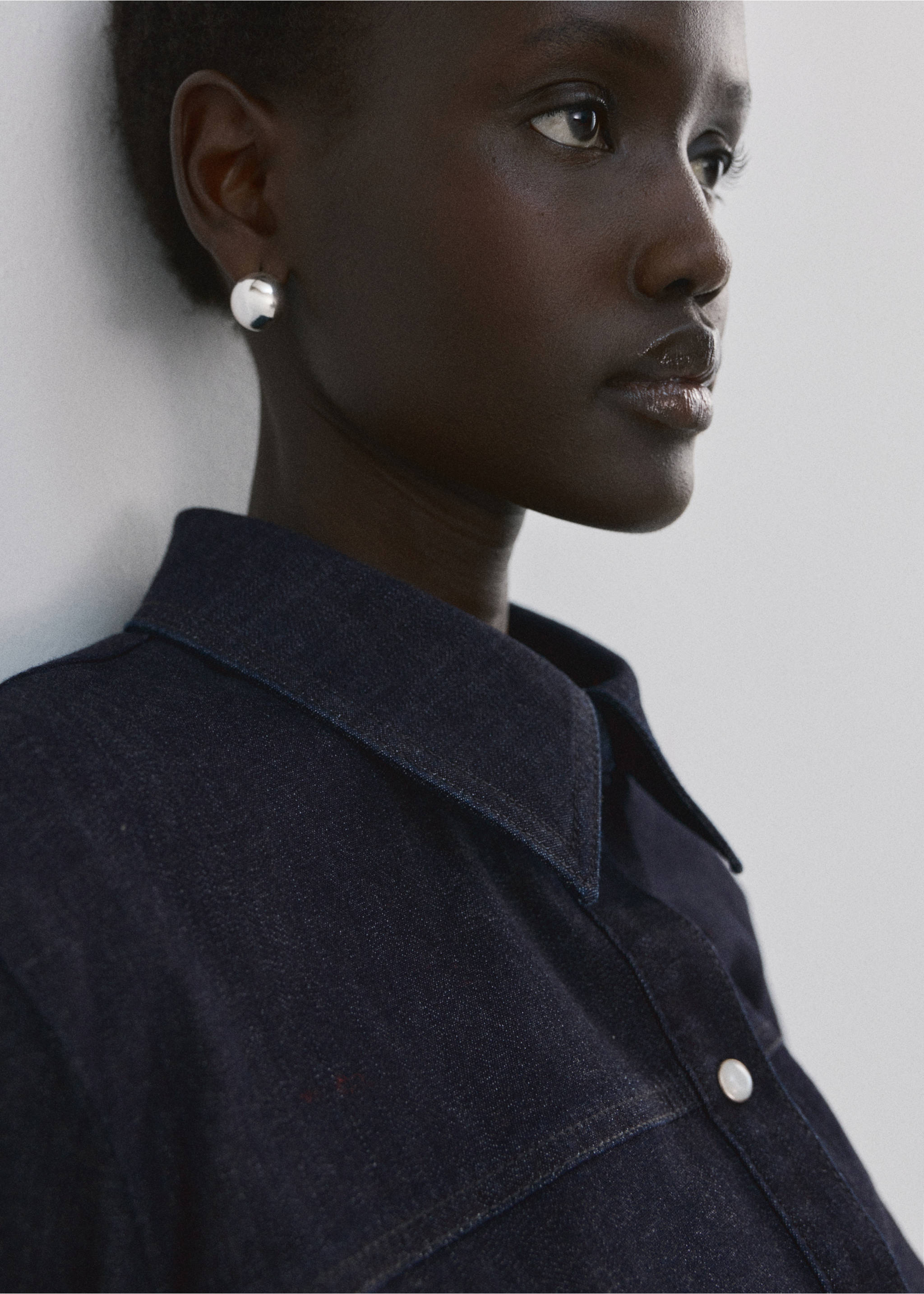 Denimskjorta sömmar - Detaljer om artikeln 1, Blå. Ref: 27073296-00.