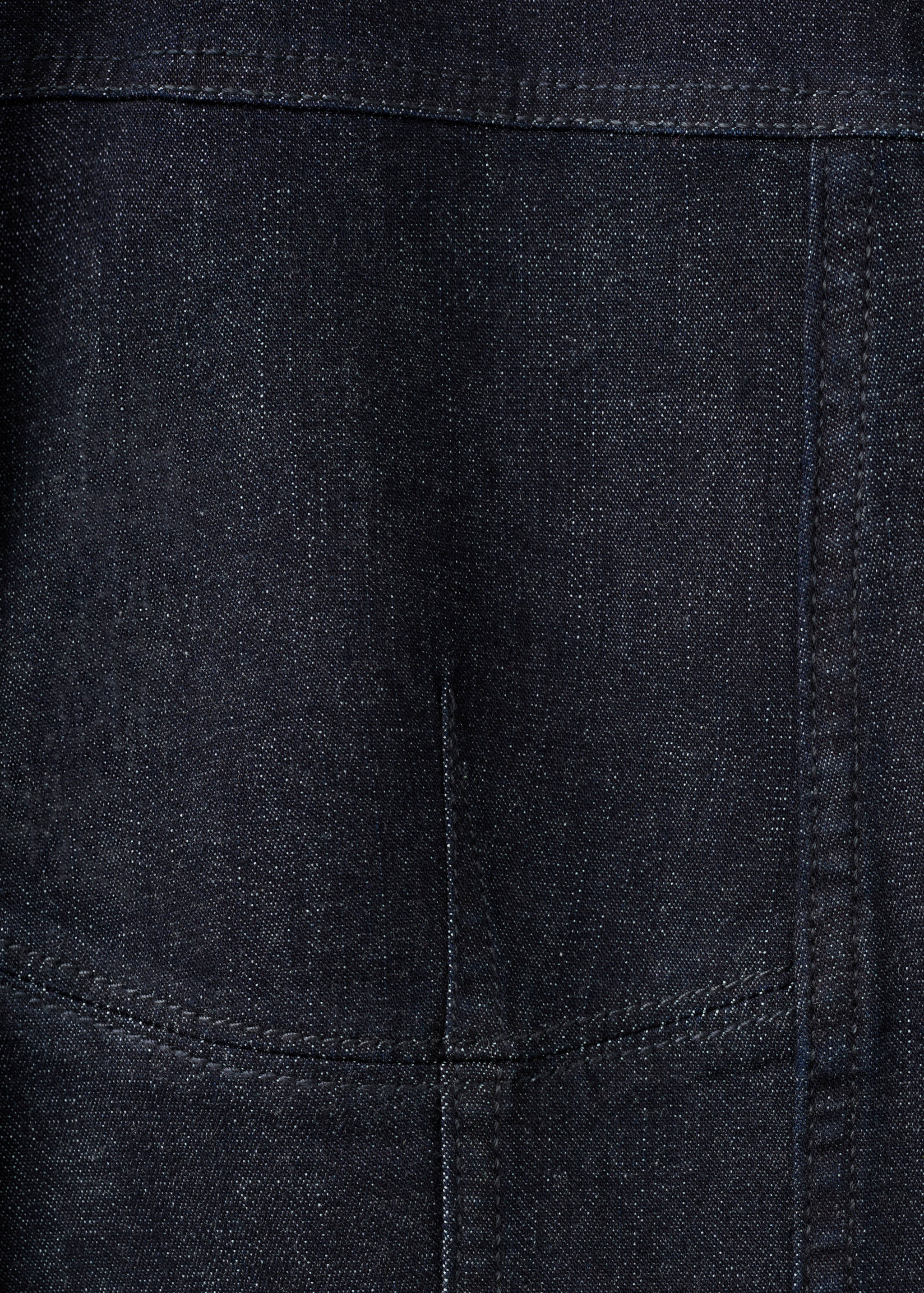 Denim shirt with seams - Details of the article 0