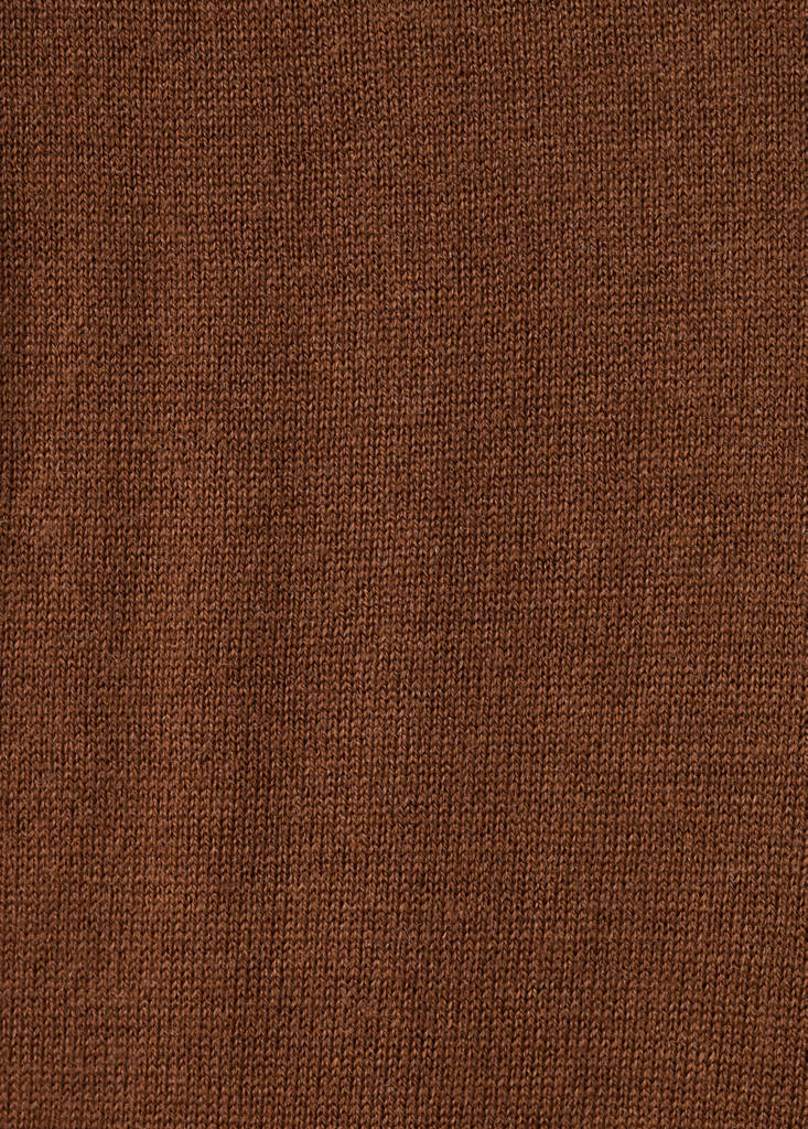 Straight-fit trousers with elastic waist — Caramel