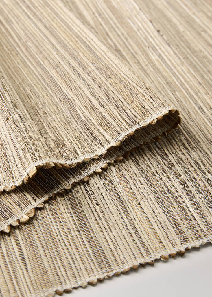 Natural fibre table runner — Light/Pastel Brown