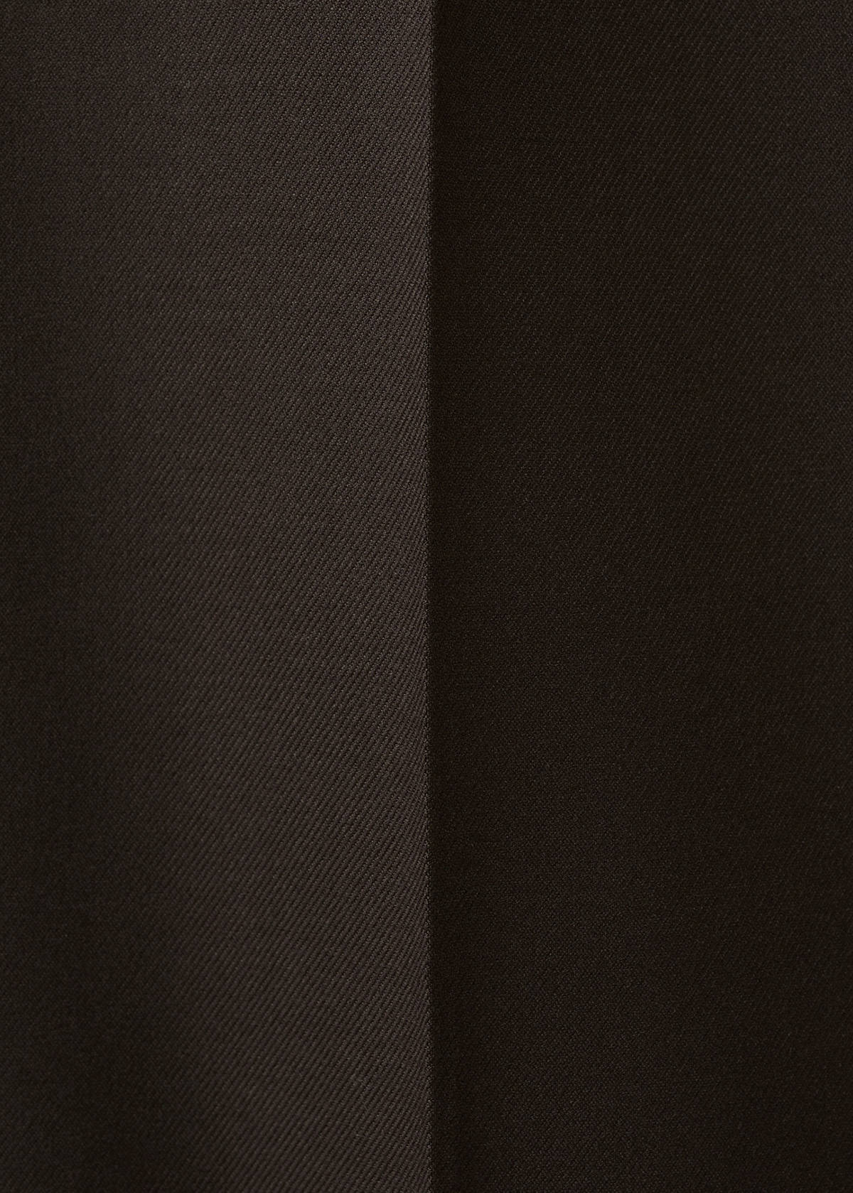 Wide leg mid-rise pleated trousers — Brown