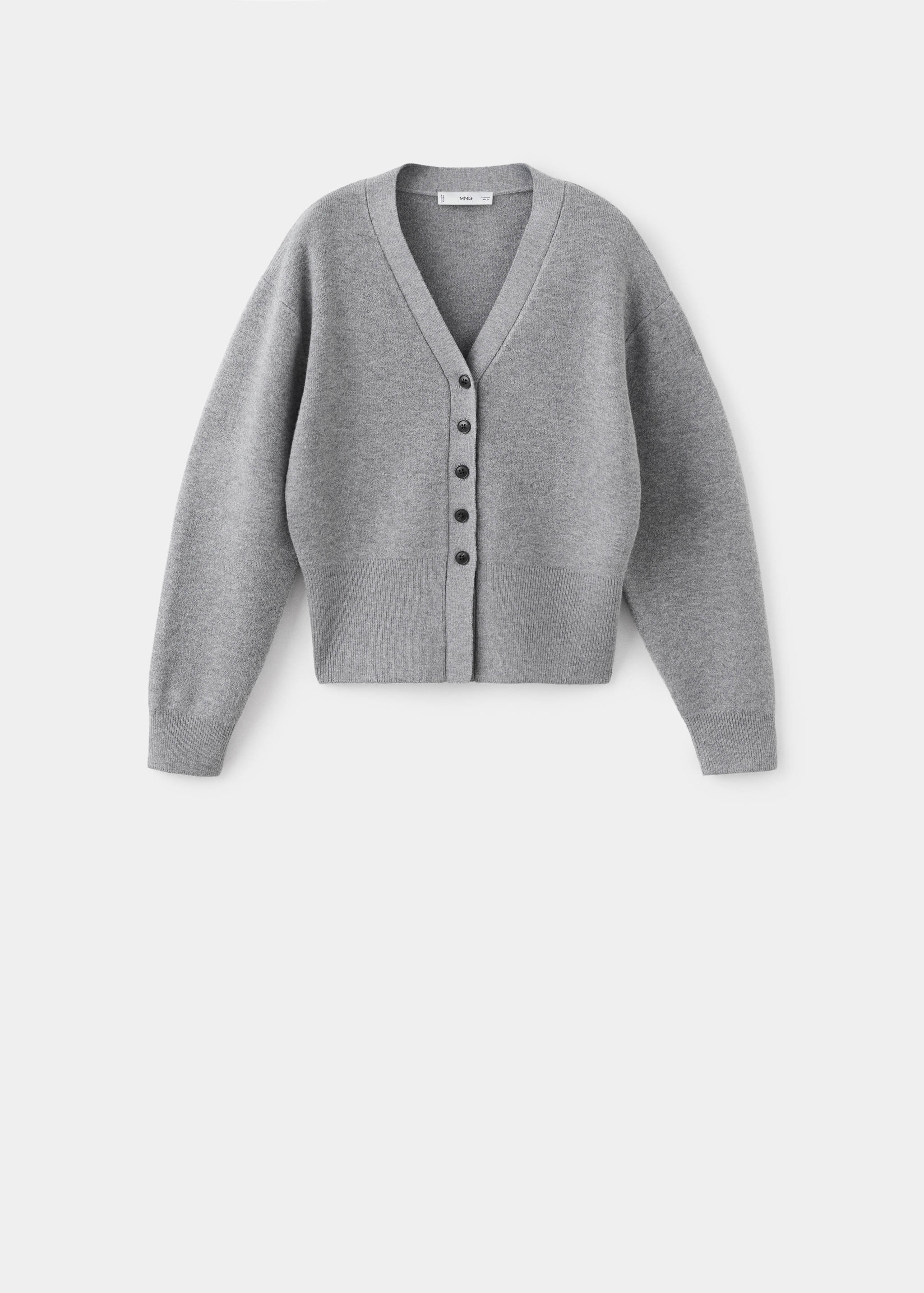 V-neck knitted cardigan - Article without model