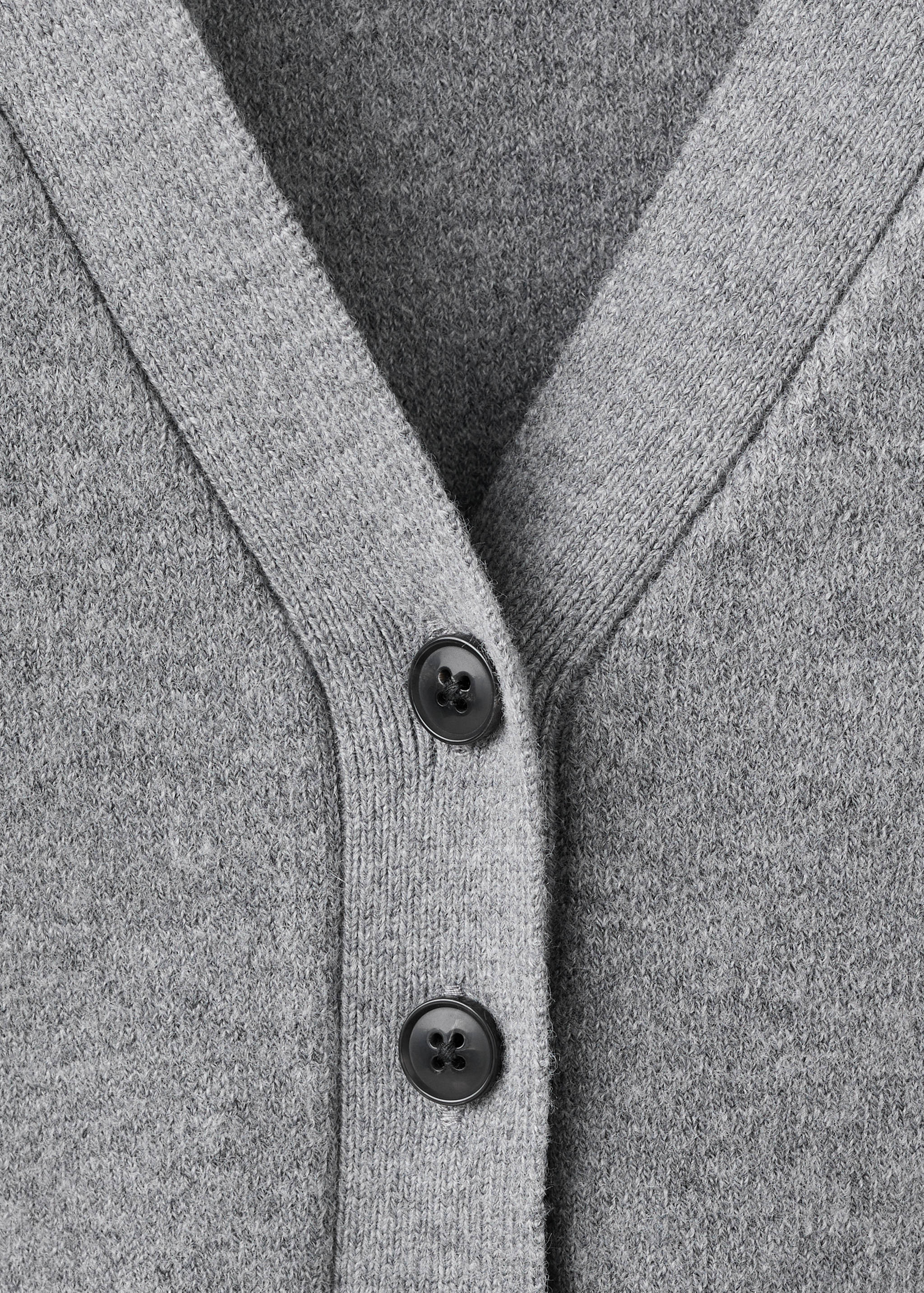 V-neck knitted cardigan - Details of the article 8