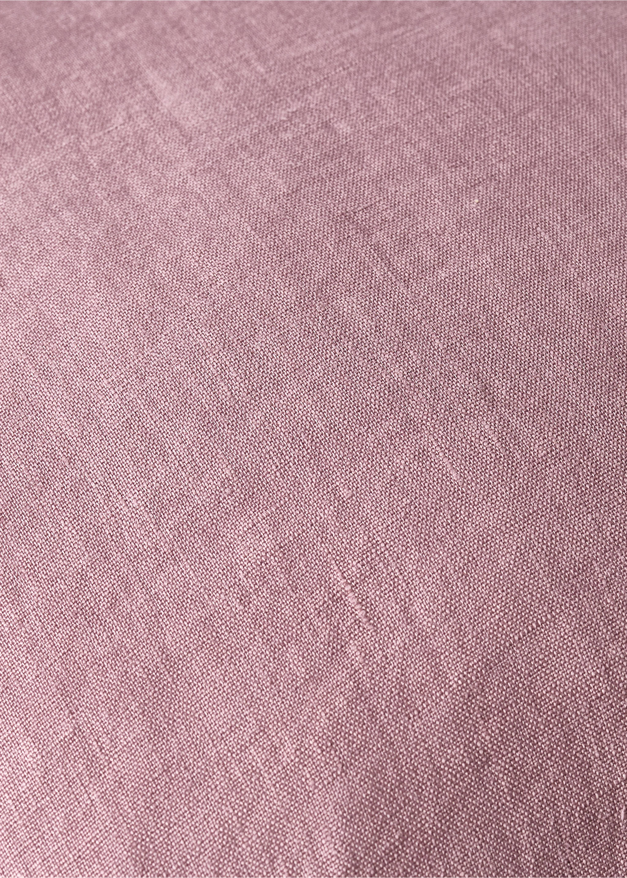 Housse de coussin velours et lin - Détail de l'article 2, Rose. Ref: 27073308-00.