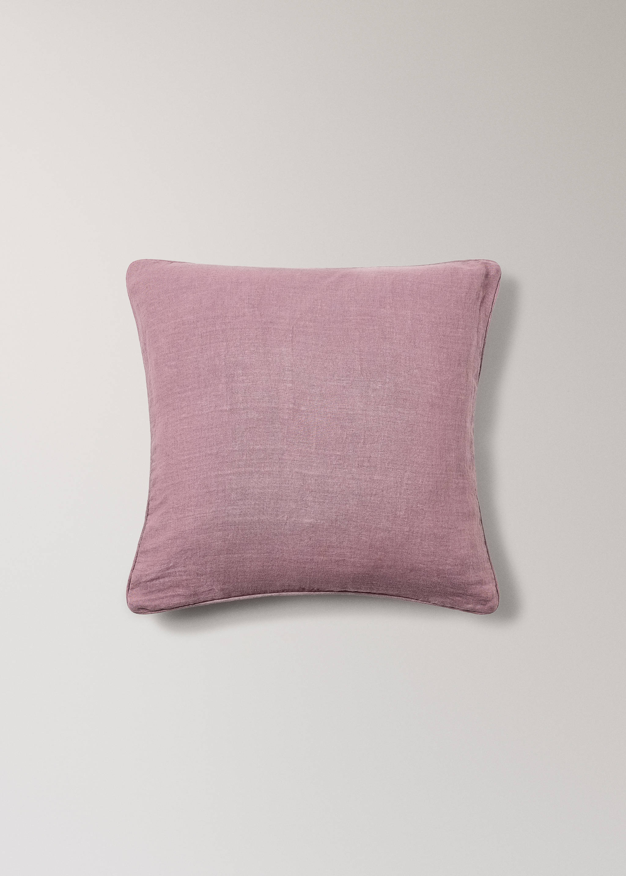 Velvet linen cushion cover 50x50 cm - Article without model