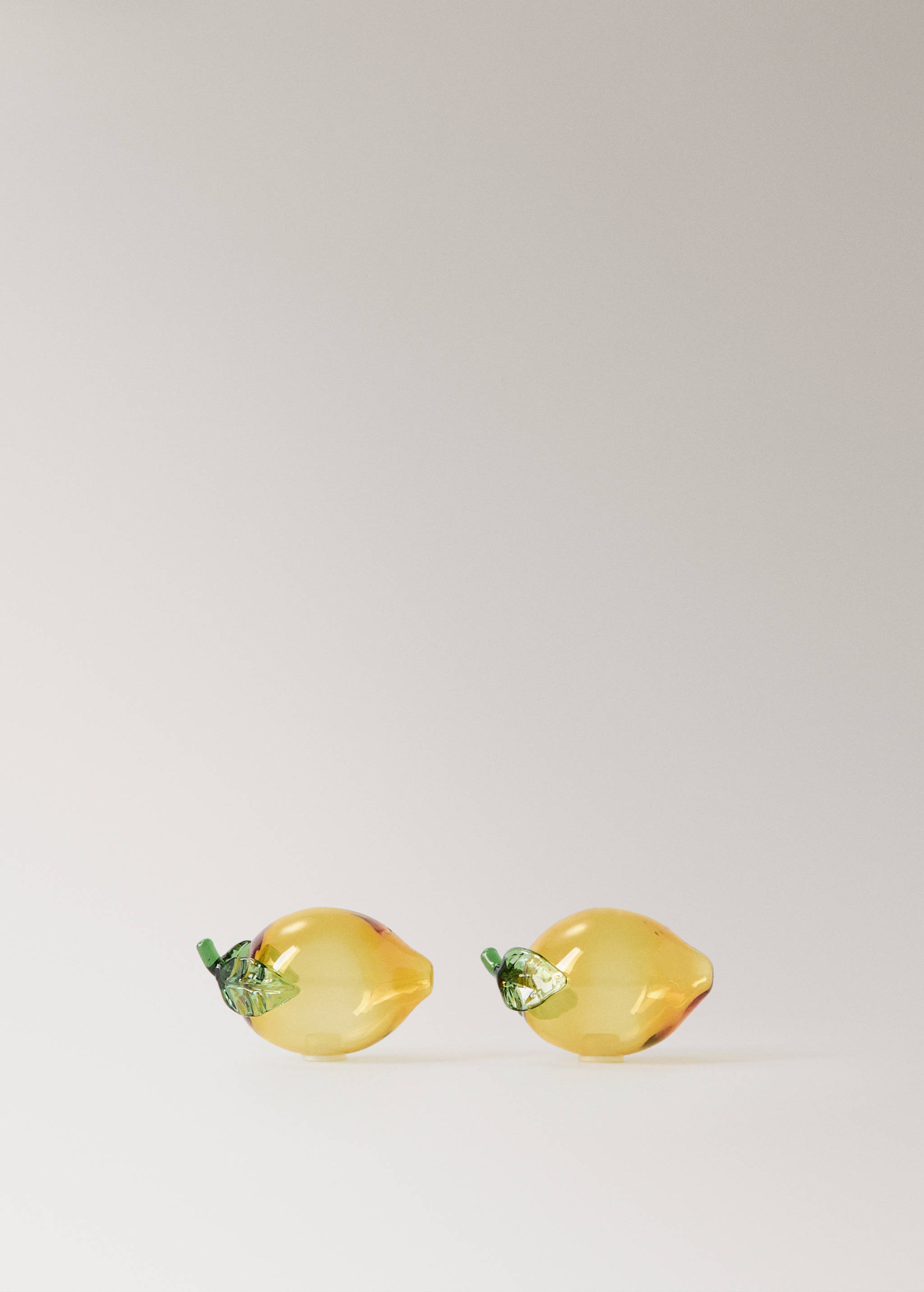 Borosilicate lemon salt and pepper shakers - Article without model