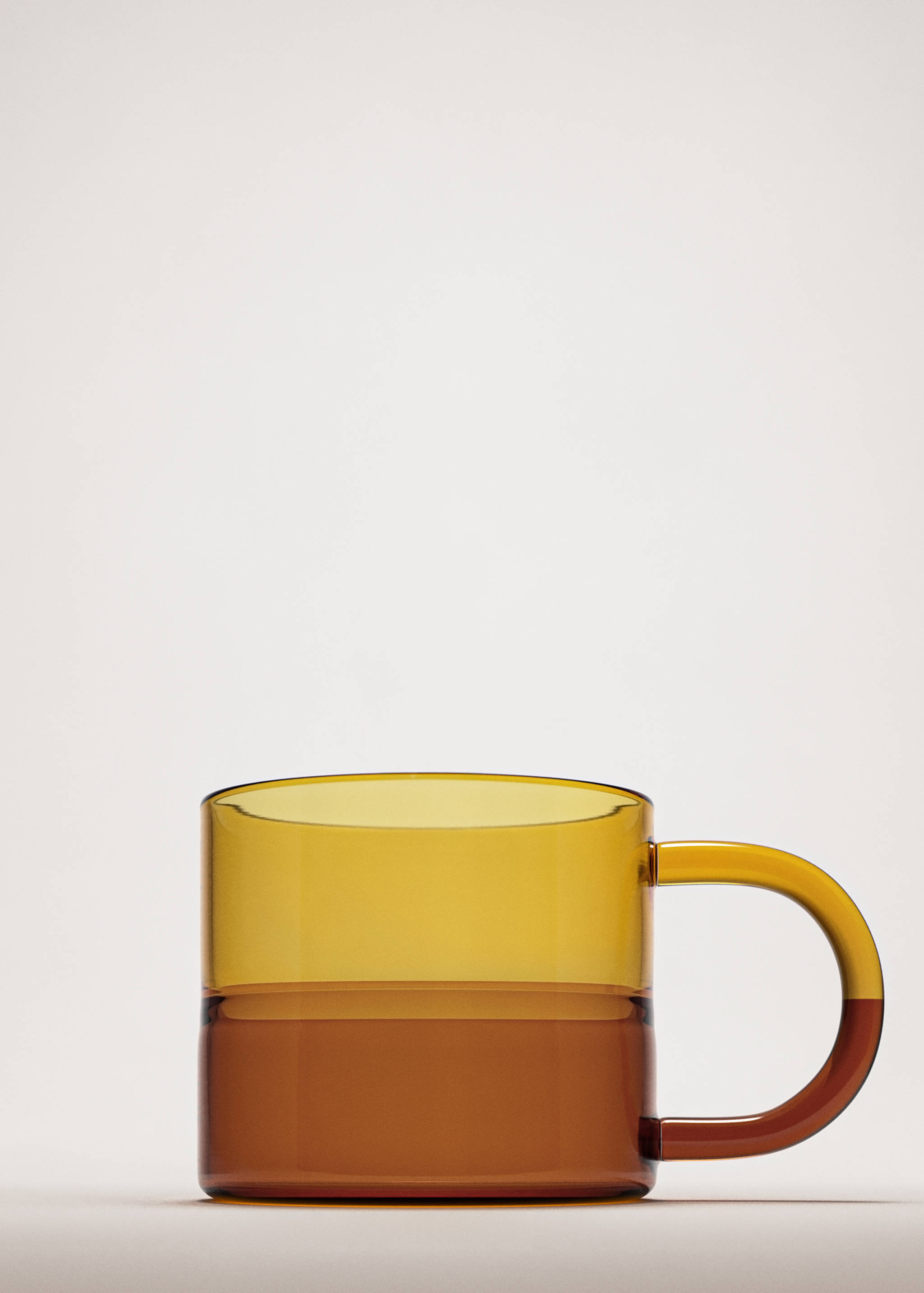 Coloured borosilicate coffee mug - General plane